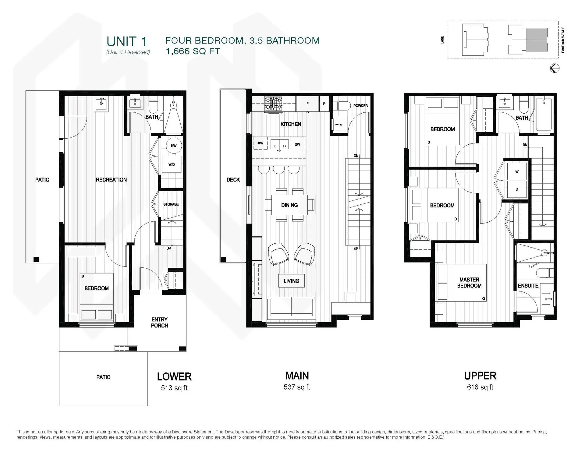 Property at #4 2333 E 54TH AVENUE, Vancouver, BC