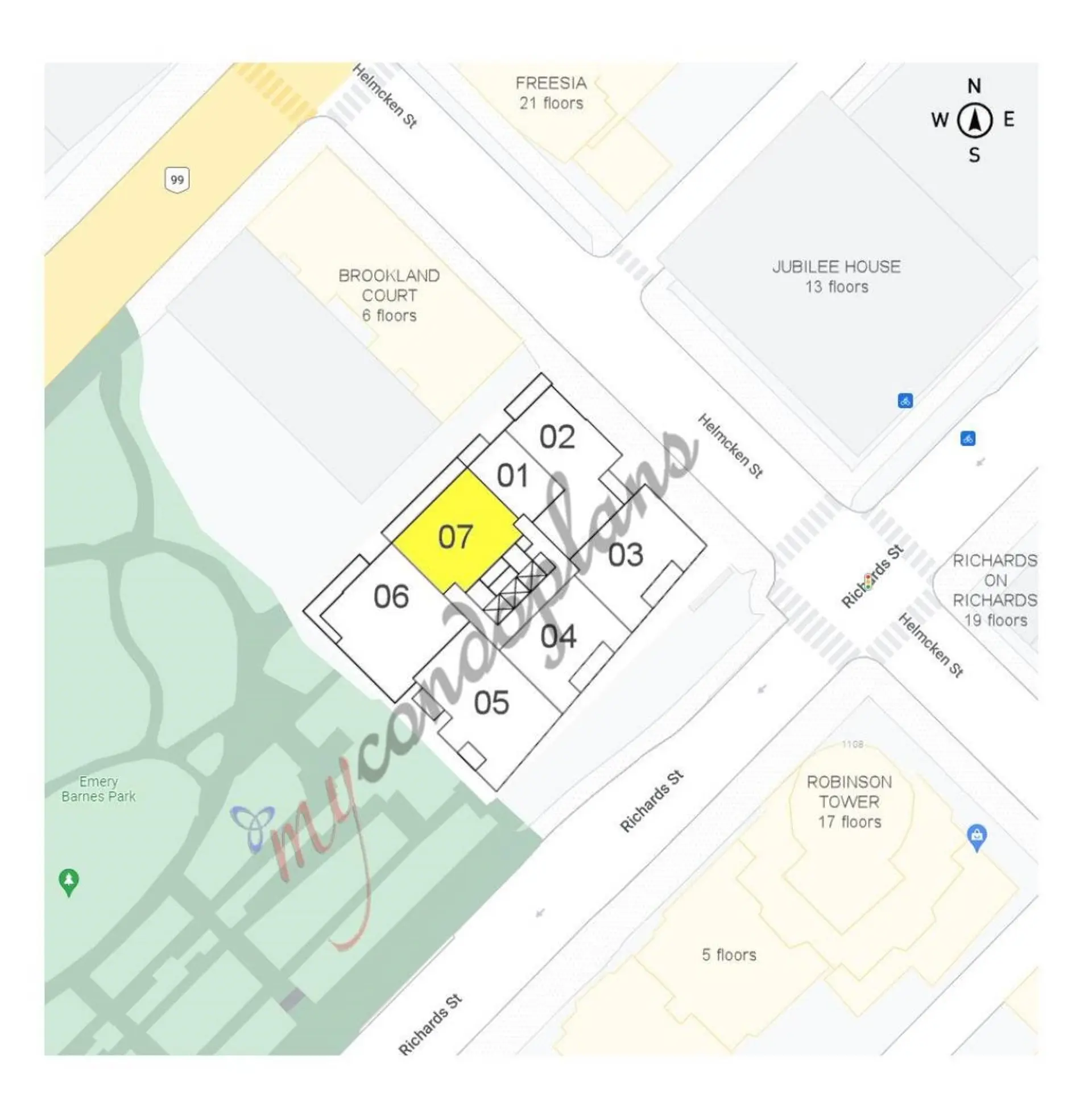 Property at #2807 1111 RICHARDS STREET, Vancouver, BC