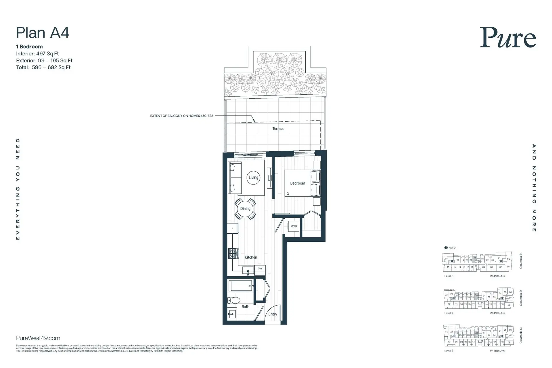 Property at #430 203-263 W 49TH AVENUE, Vancouver, BC