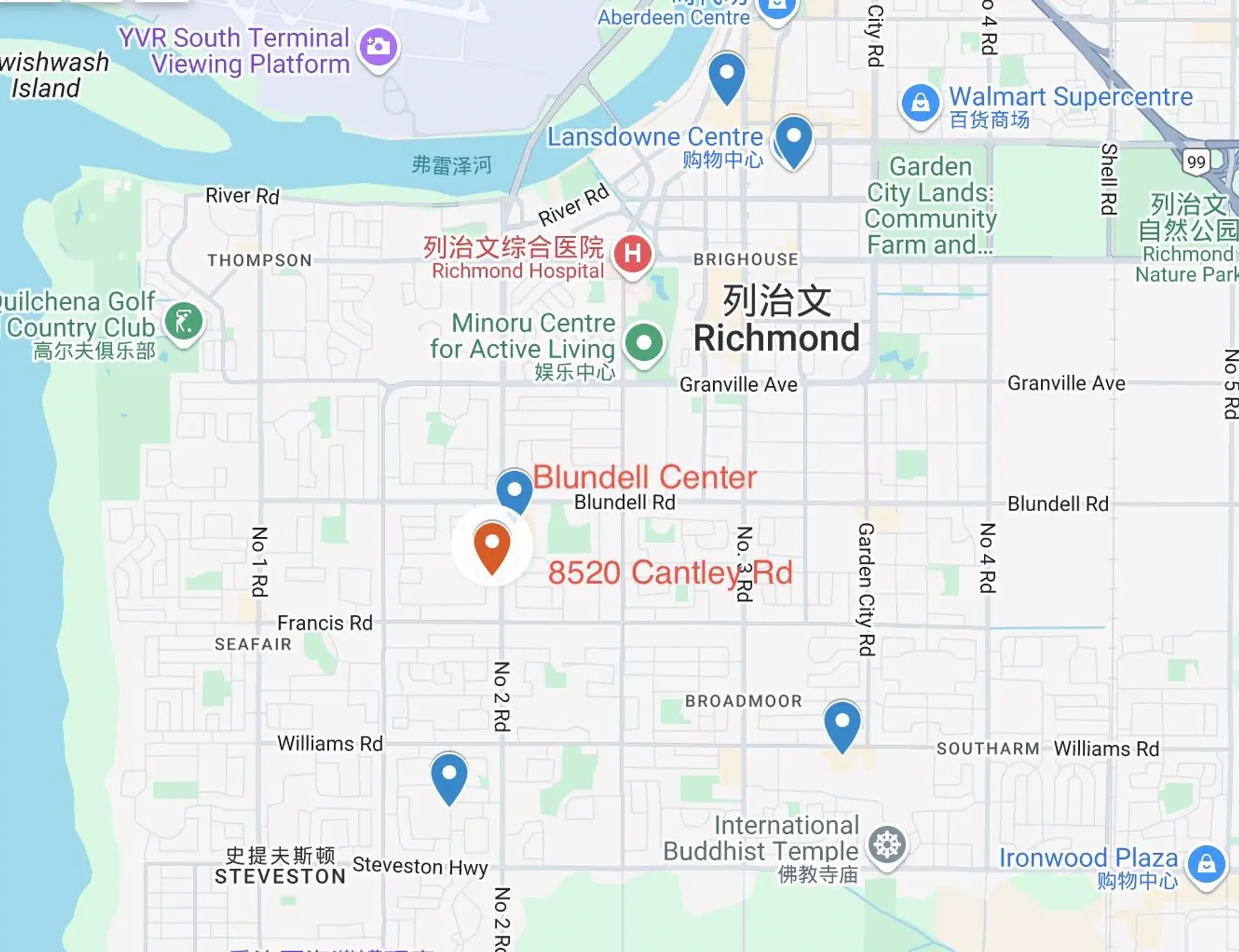 Property at 8520 CANTLEY ROAD, Richmond, BC