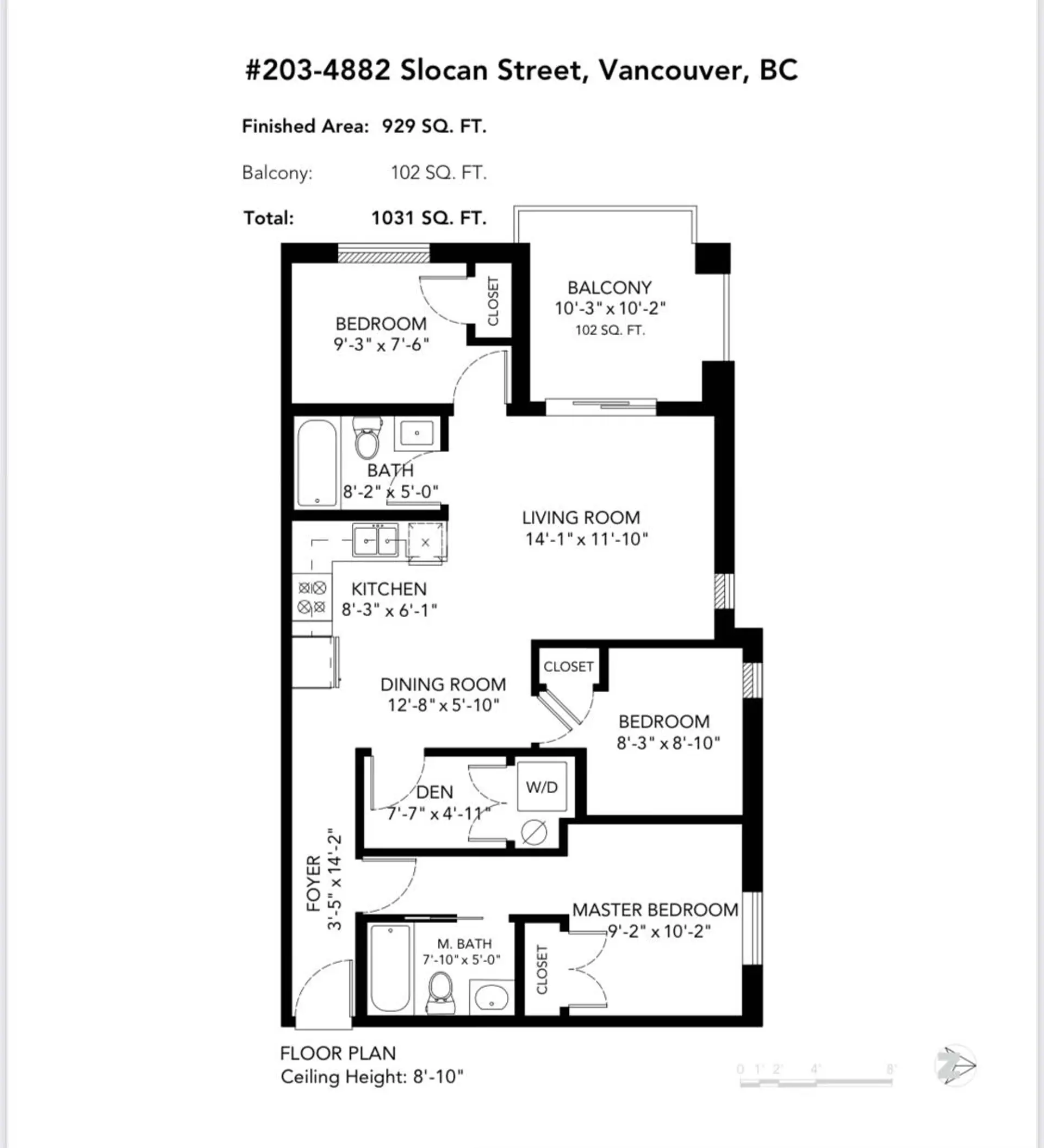 Property at #203 4882 SLOCAN STREET, Vancouver, BC