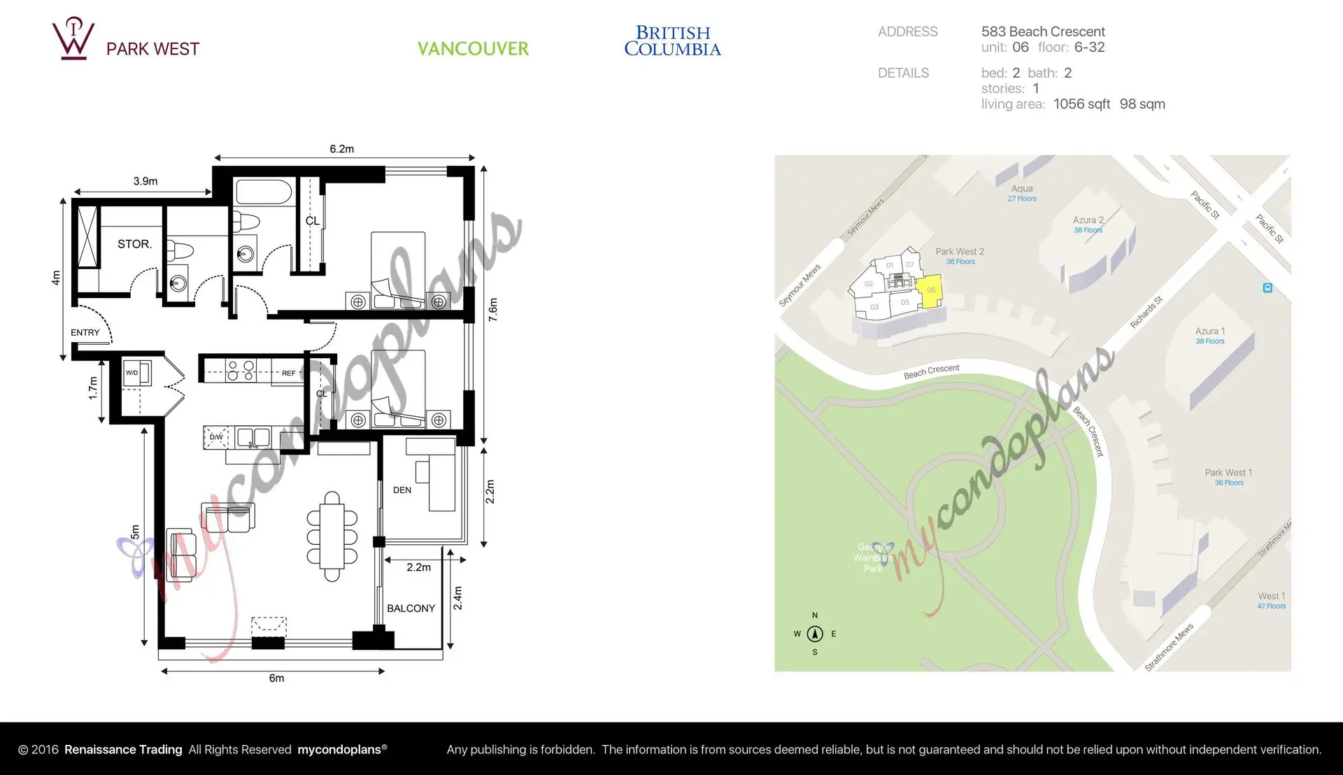 #2606 583 Beach Crescent - Image 17