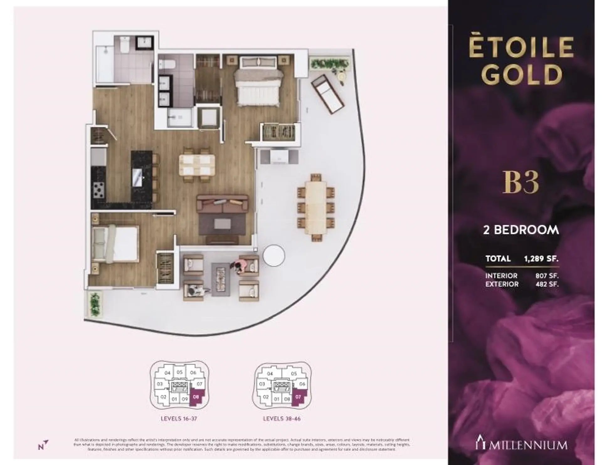 Property at #2808 2266 SPRINGER AVENUE, Burnaby, BC