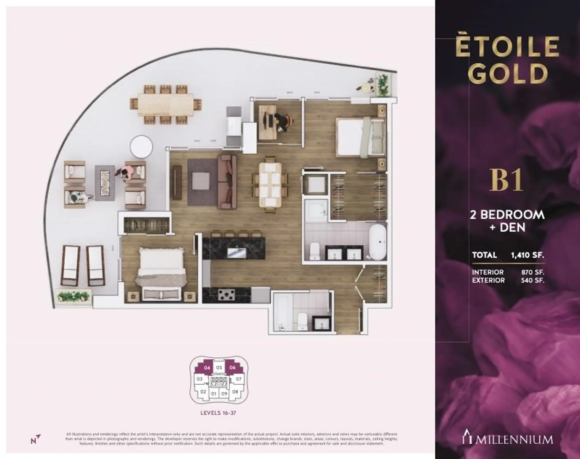 Property at #1906 2266 SPRINGER AVENUE, Burnaby, BC