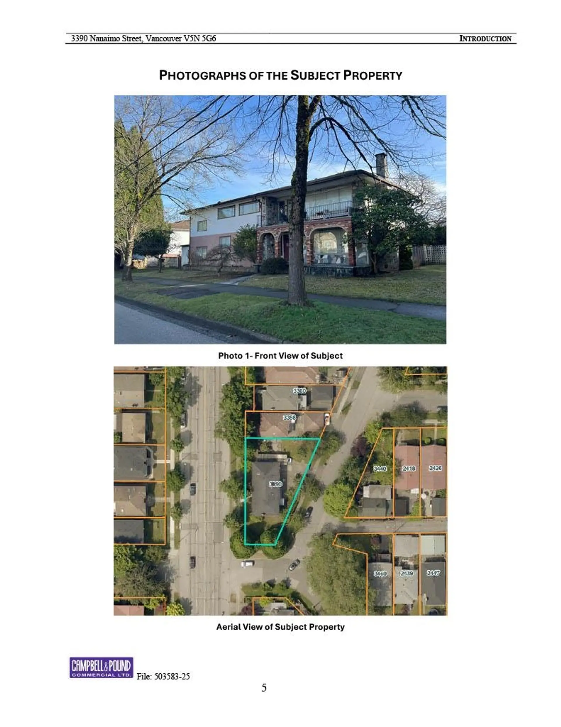 Property at 3390 NANAIMO STREET, Vancouver, BC