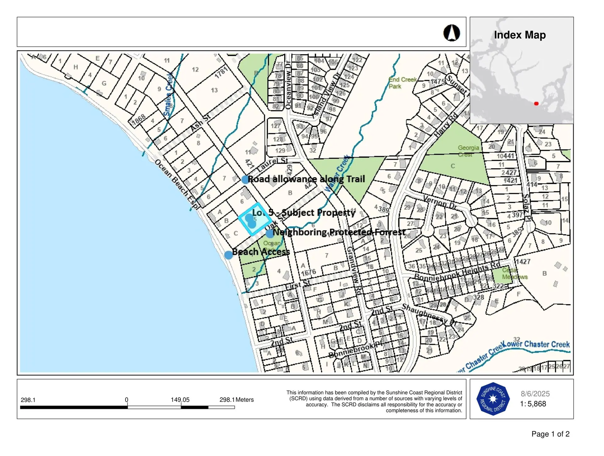 Property at LOT 5 GOWER POINT ROAD, Gibsons, BC