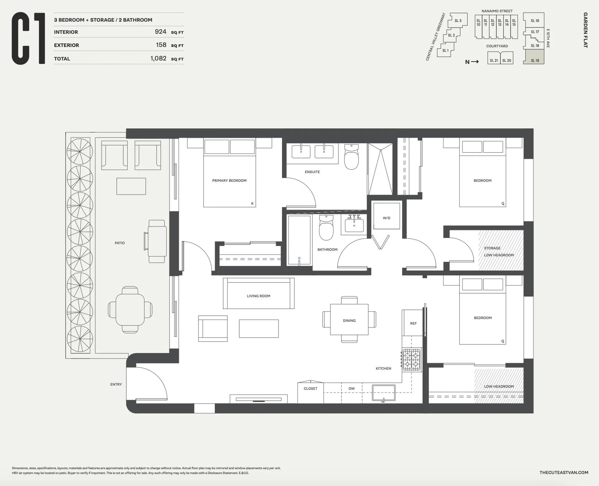 Property at #104 2810 Nanaimo Street, Vancouver, BC