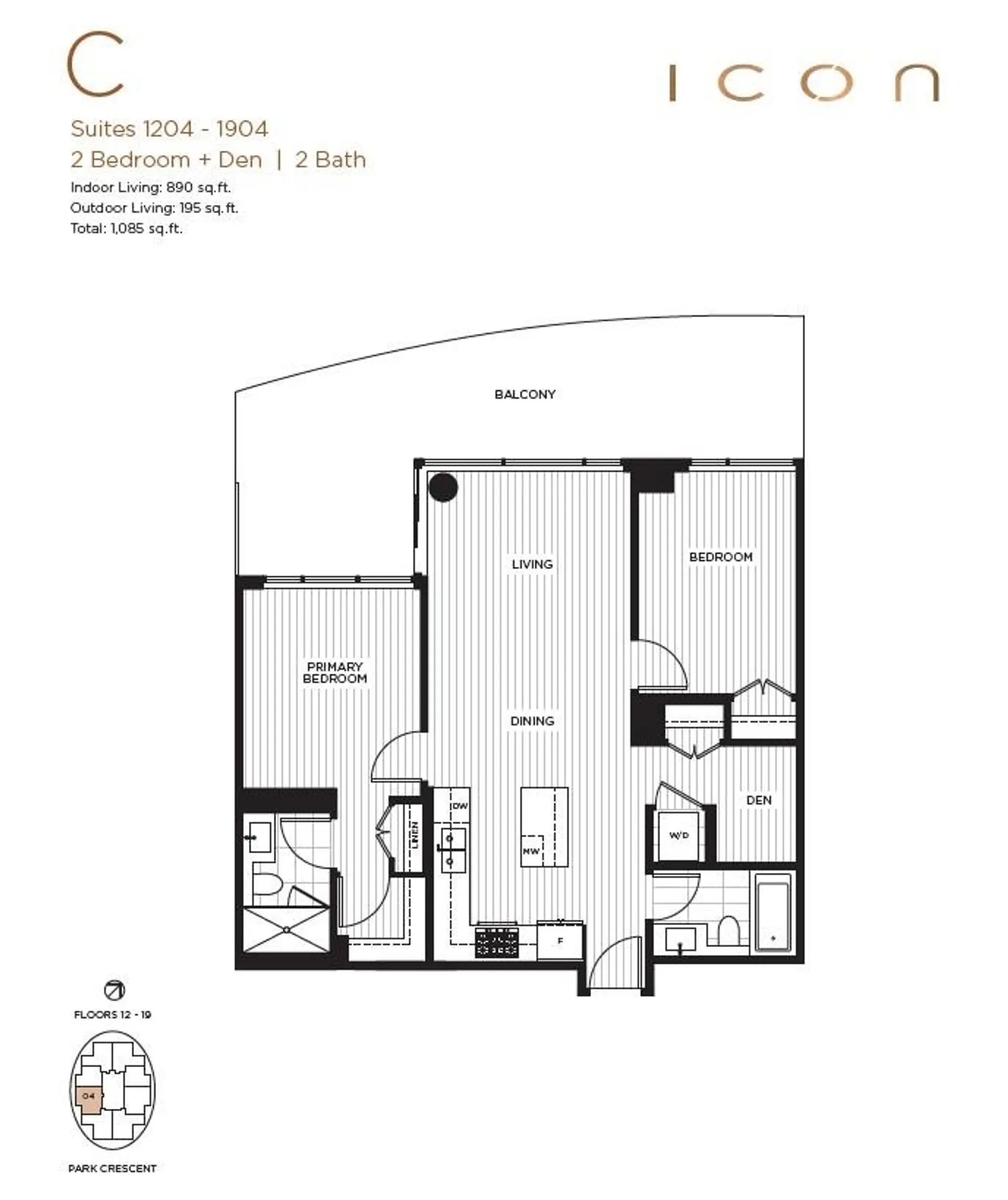 Property at #1204 7728 PARK CRESCENT, Burnaby, BC