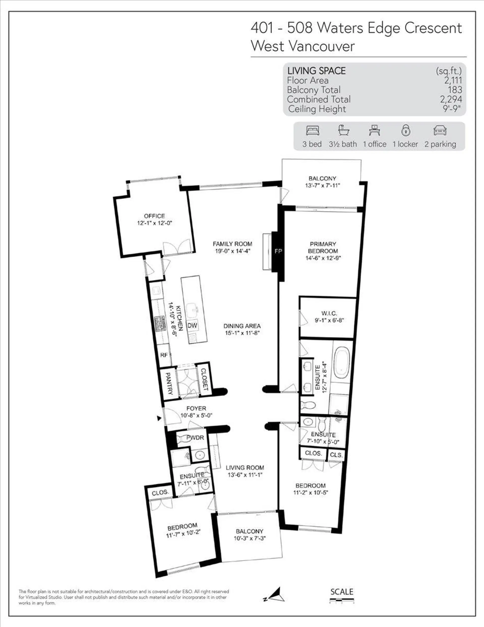 Property at #401 508 WATERS EDGE CRESCENT, West Vancouver, BC