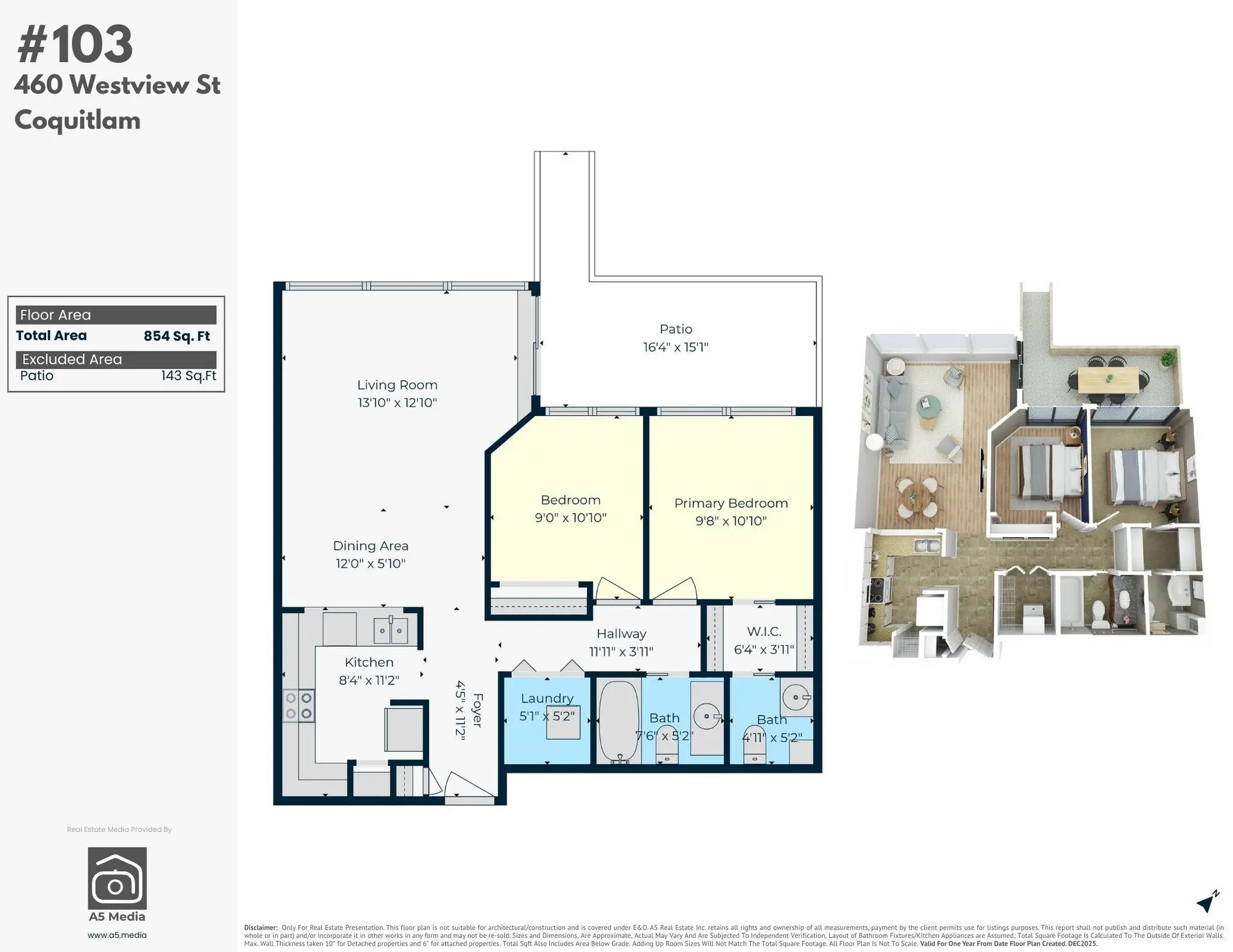 Property at #103 460 WESTVIEW STREET, Coquitlam, BC