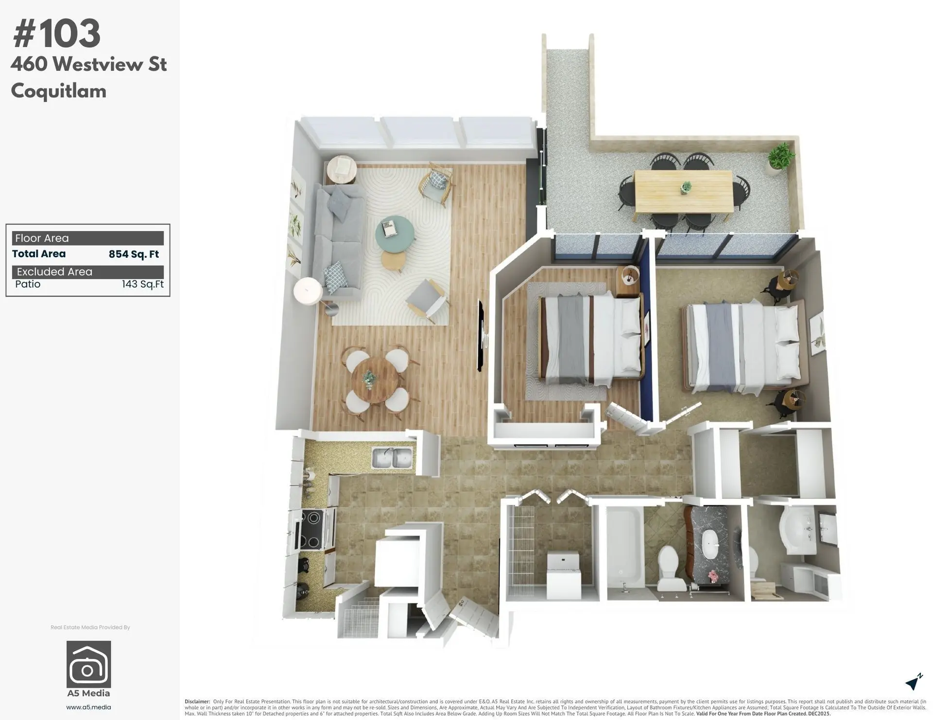 Property at #103 460 WESTVIEW STREET, Coquitlam, BC