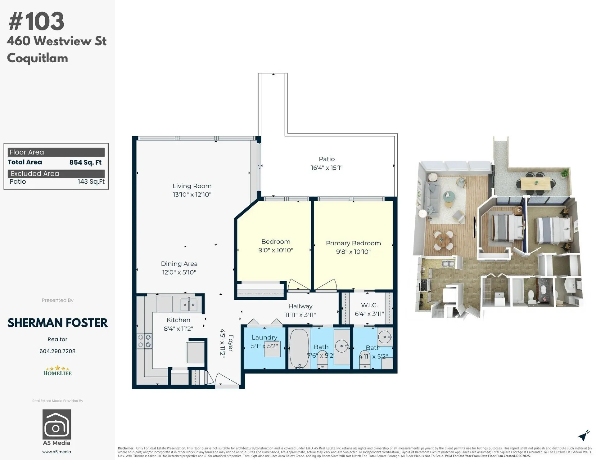 Property at #103 460 WESTVIEW STREET, Coquitlam, BC