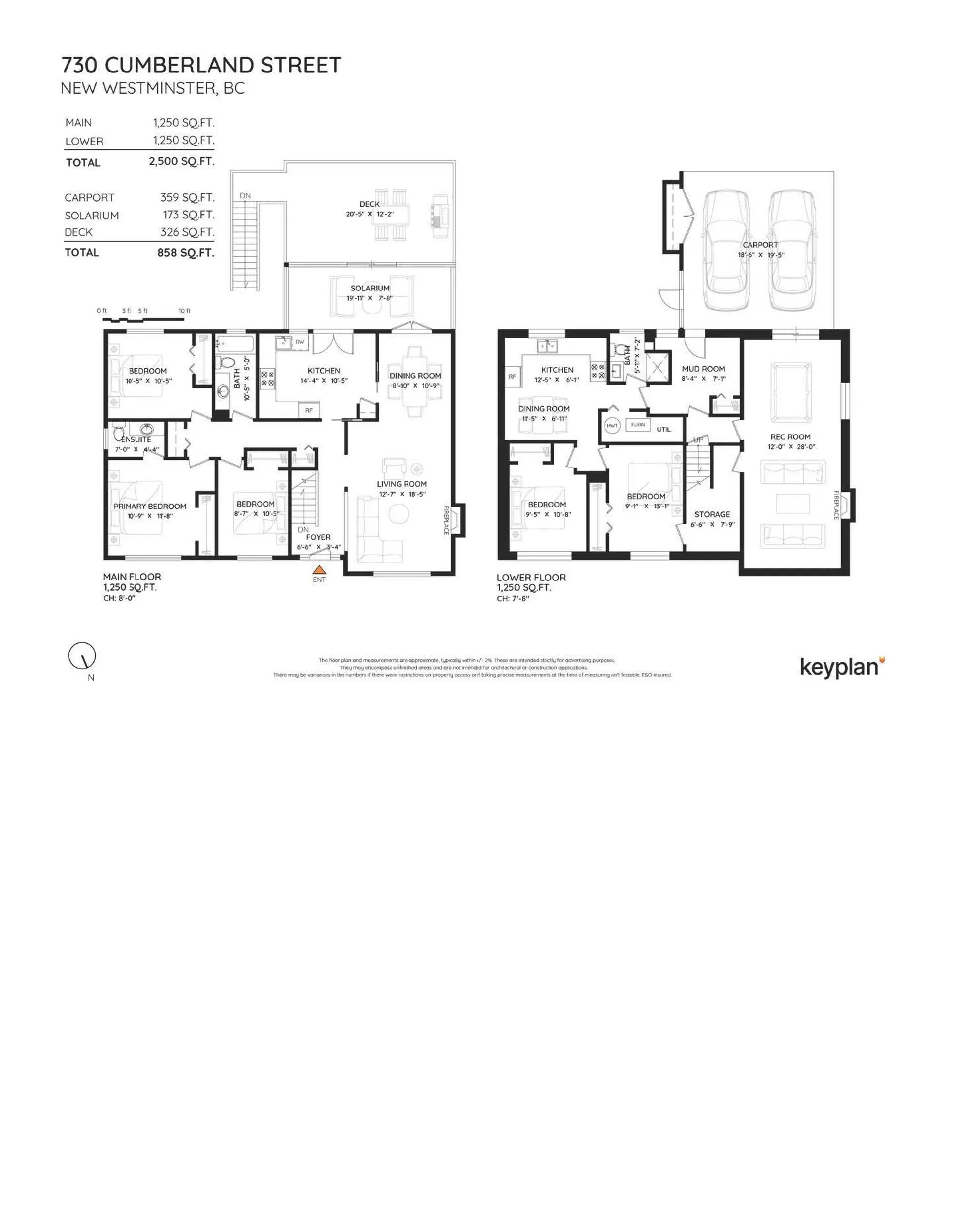 Property at 730 CUMBERLAND STREET, New Westminster, BC