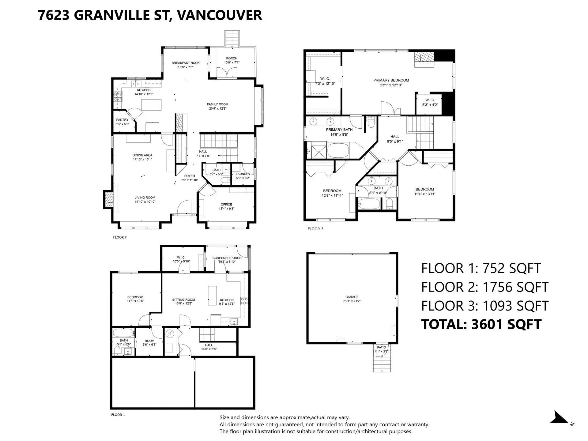 Property at 7623 GRANVILLE STREET, Vancouver, BC