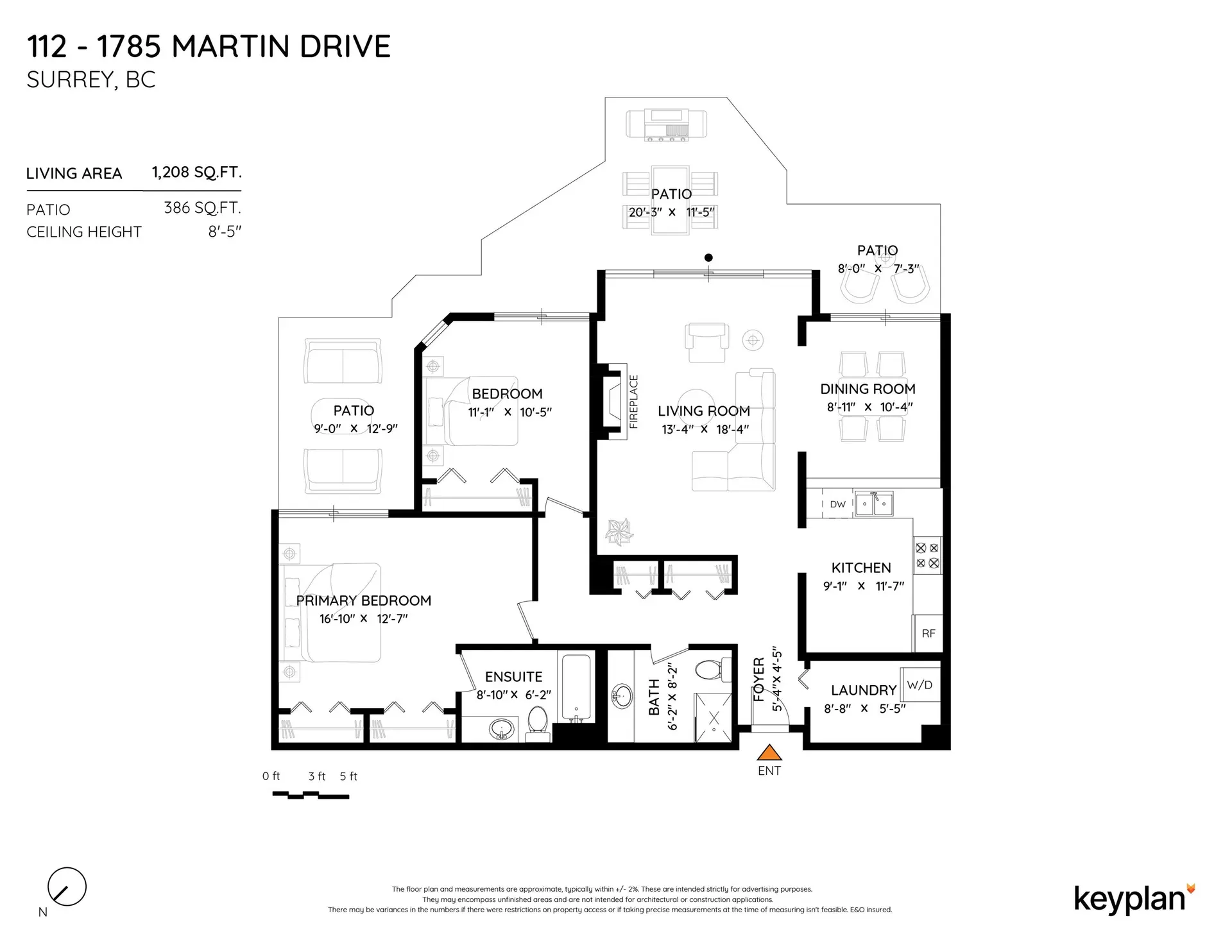 Property at #112 1785 MARTIN DRIVE, Surrey, BC