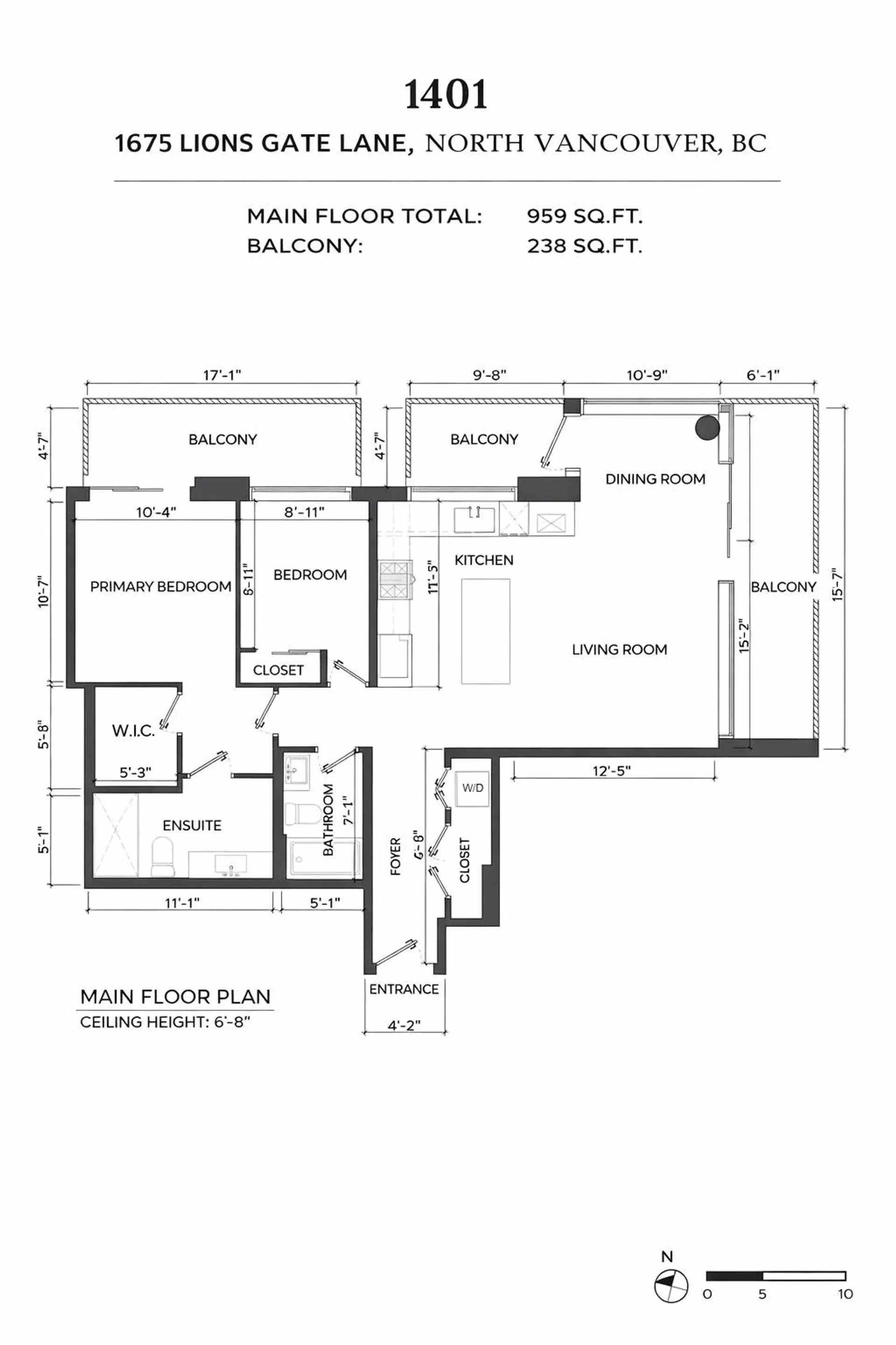 Property at #1401 1675 LIONS GATE, North Vancouver, BC