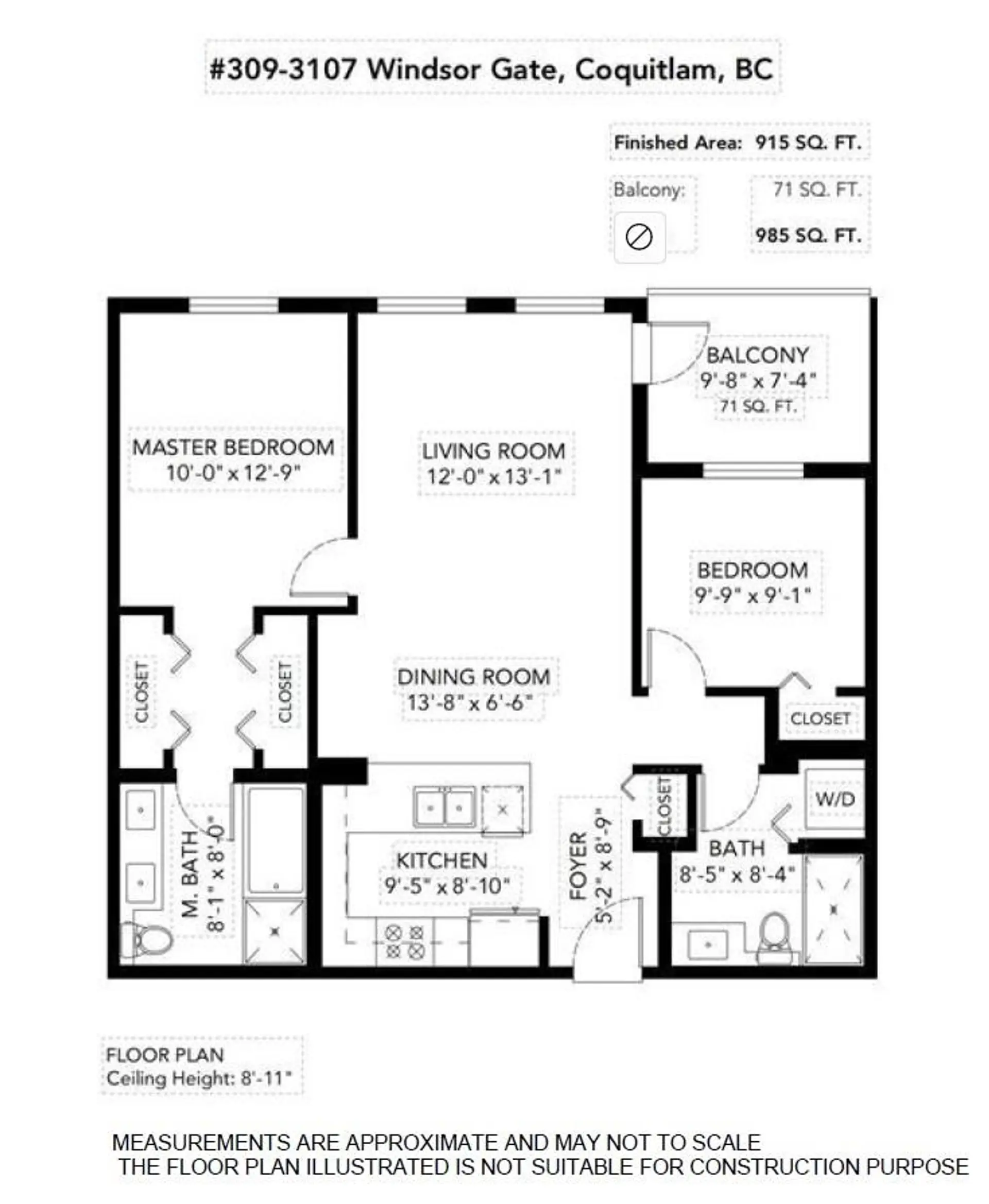 Property at #309 3107 WINDSOR GATE, Coquitlam, BC