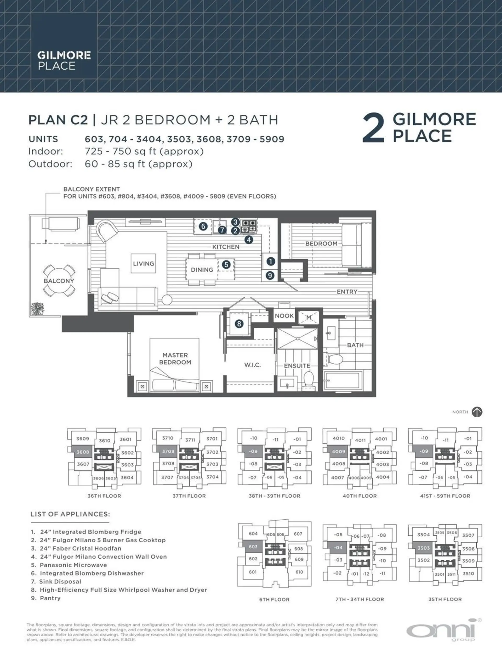 Property at #5509 2108 GILMORE AVENUE, Burnaby, BC