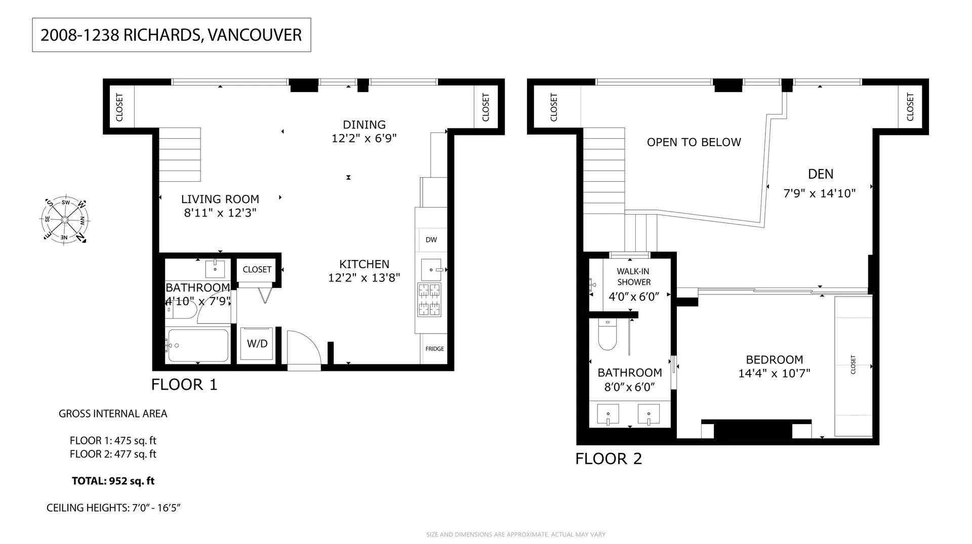 Property at #2008 1238 RICHARDS STREET, Vancouver, BC