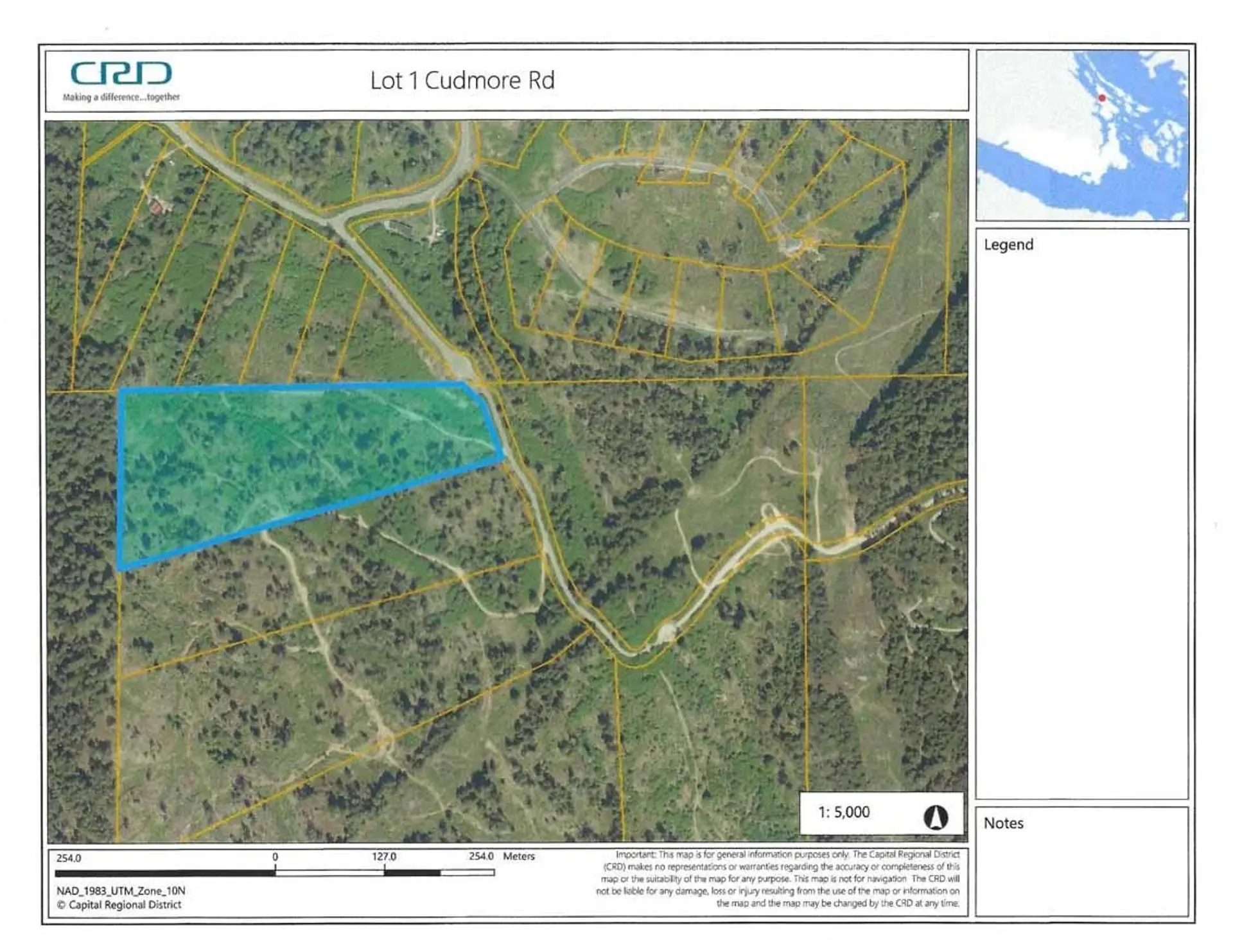 Property at LOT 01 CUDMORE ROAD, Salt Spring Island, BC