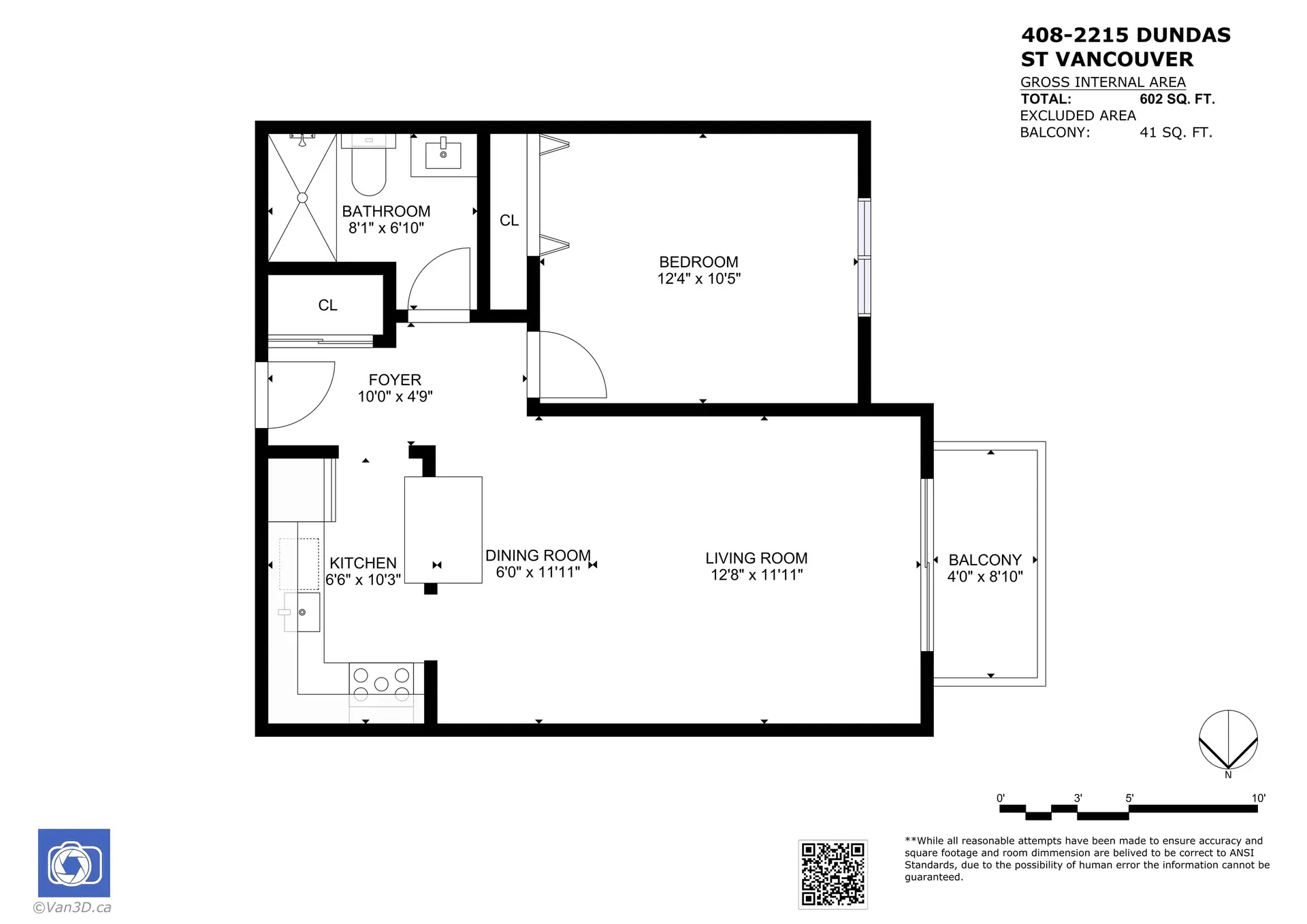 Property at #408 2215 DUNDAS STREET, Vancouver, BC