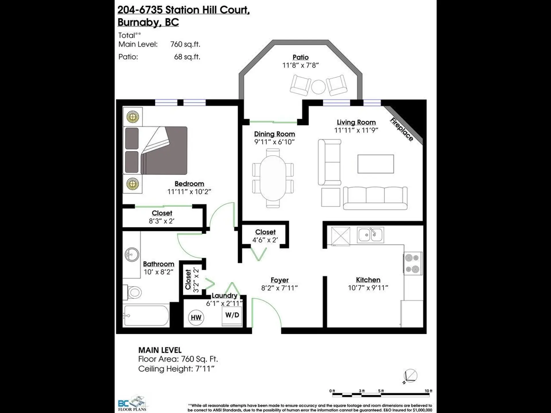 Property at #204 6735 STATION HILL COURT, Burnaby, BC
