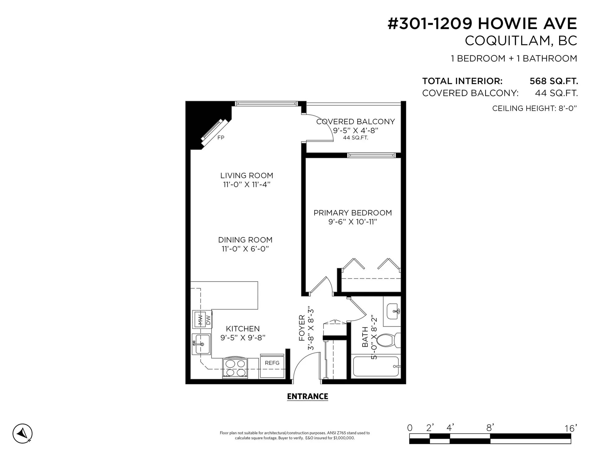 Property at #301 1209 HOWIE AVENUE, Coquitlam, BC