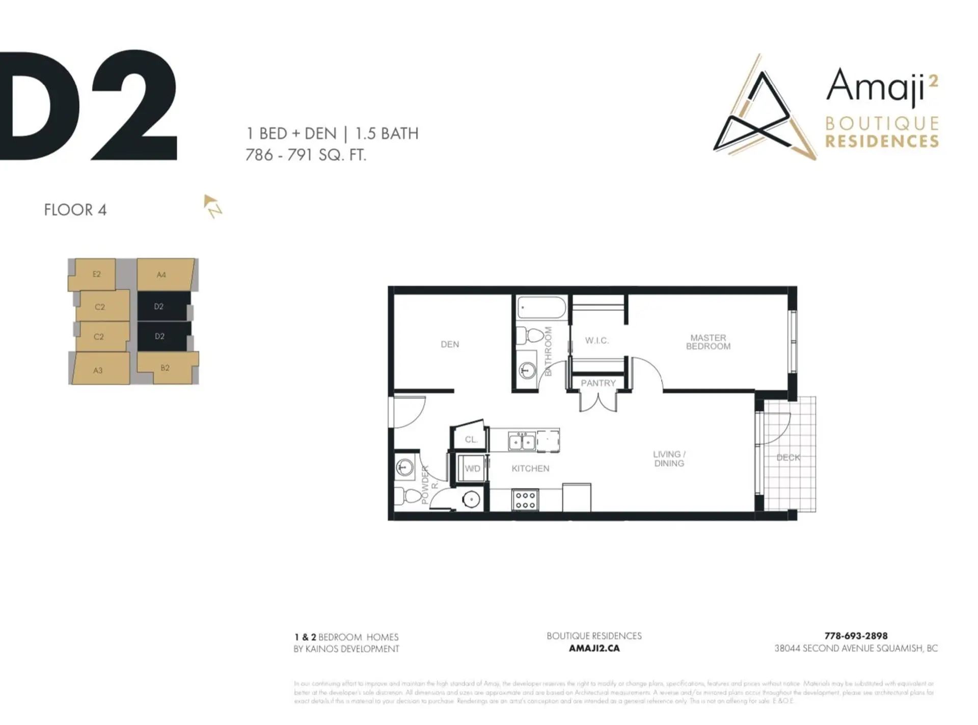 Property at #406 38044 SECOND AVENUE, Squamish, BC