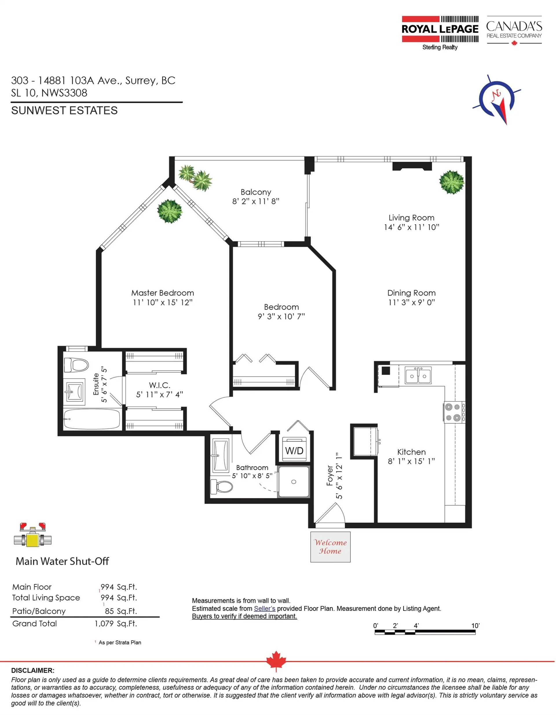 Property at #303 14881 103A AVENUE, Surrey, BC