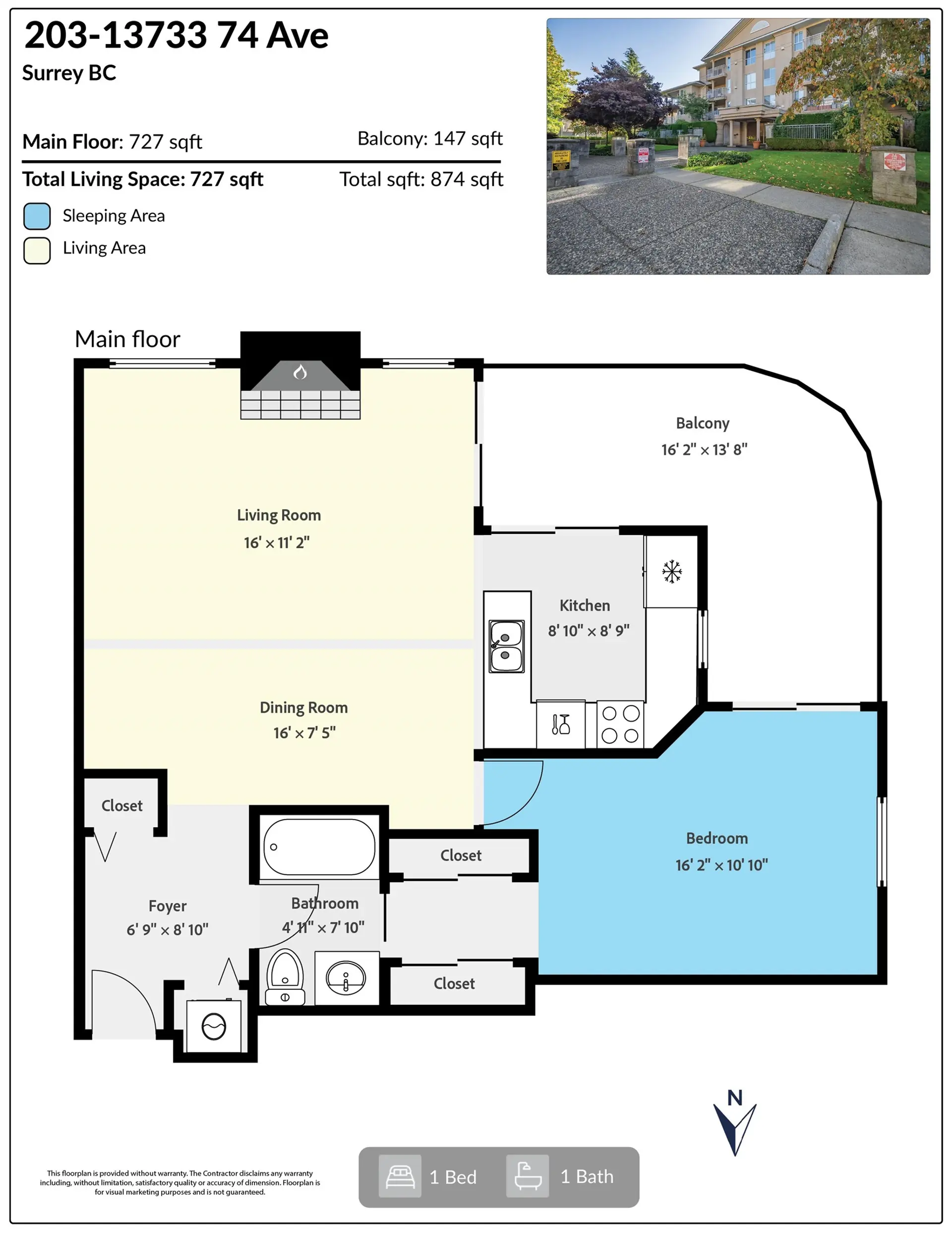 Property at #203 13733 74 AVENUE, Surrey, BC