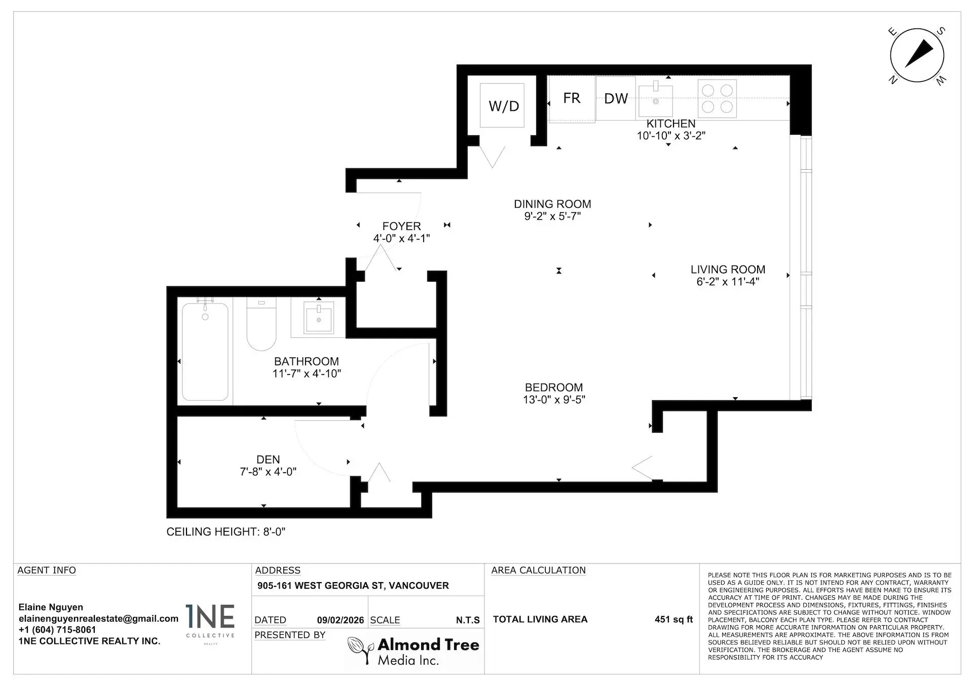 Property at #905 161 W GEORGIA STREET, Vancouver, BC
