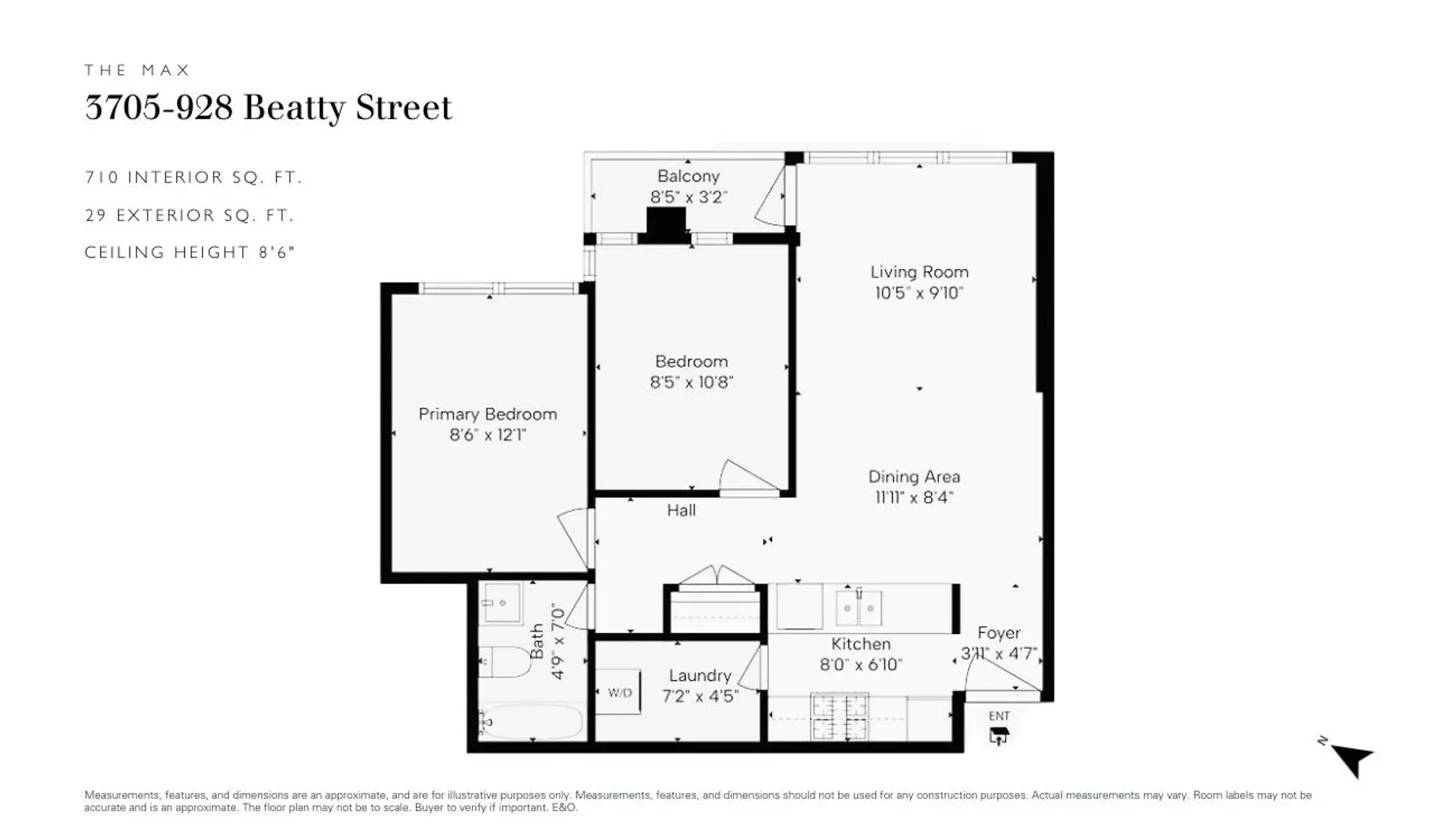 Property at #3705 928 BEATTY STREET, Vancouver, BC