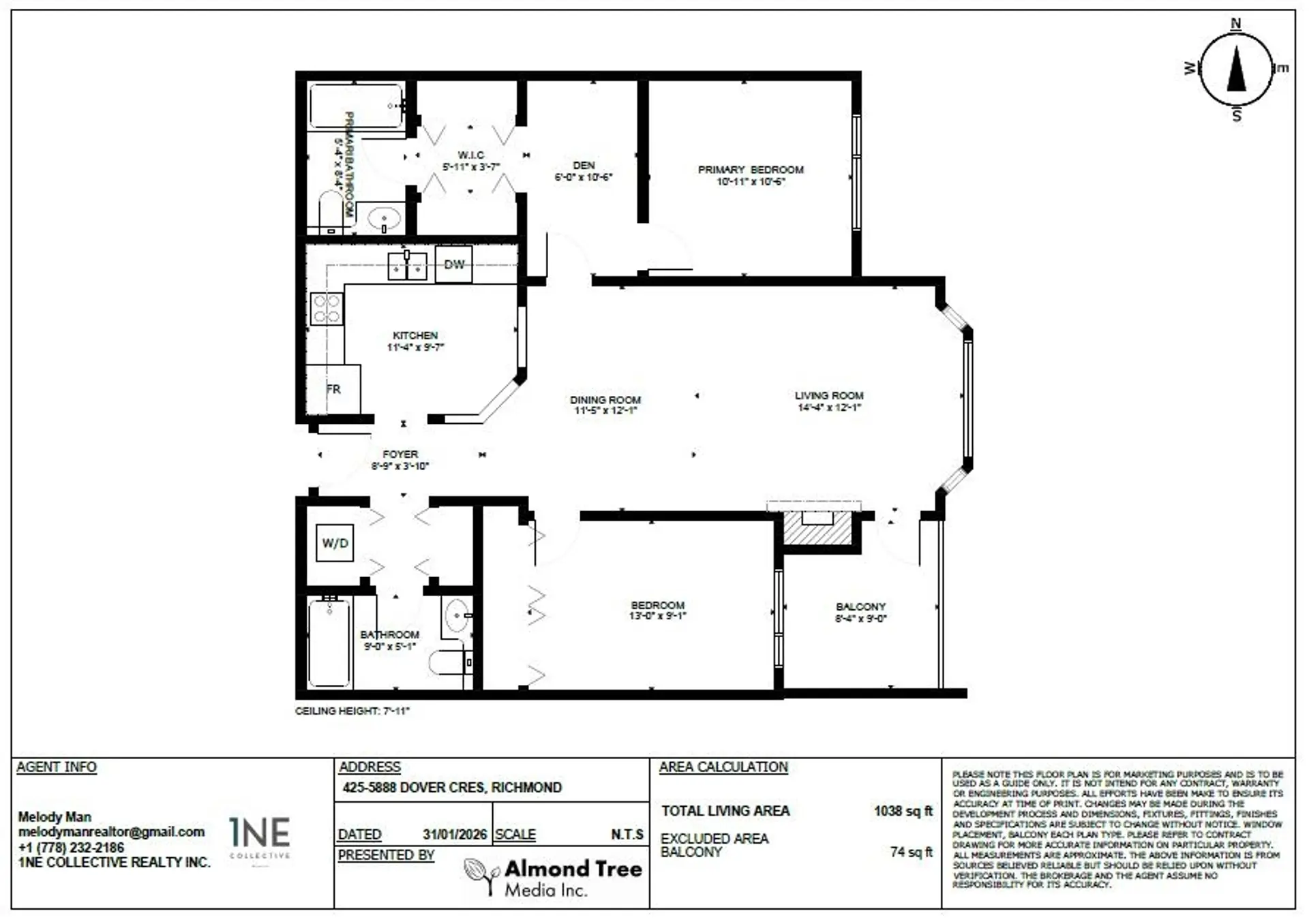 Property at #425 5888 DOVER CRESCENT, Richmond, BC