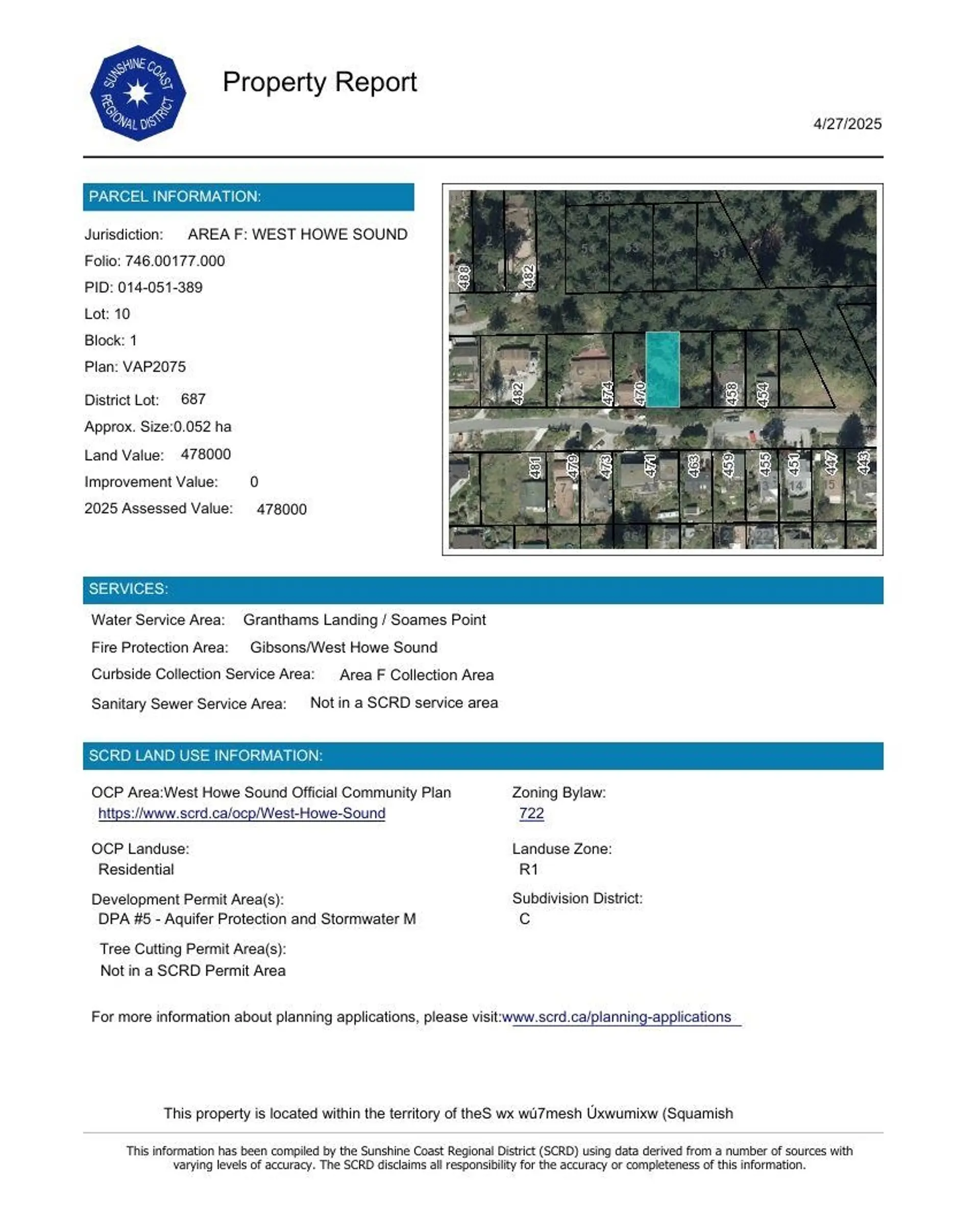 Property at LOT 10 ELPHINSTONE AVENUE, Gibsons, BC