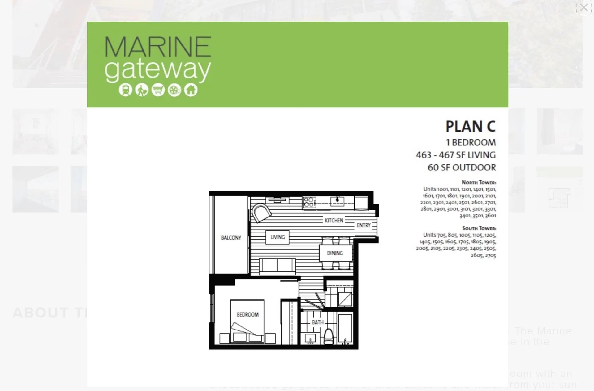 Property at #704 488 SW MARINE DRIVE, Vancouver, BC