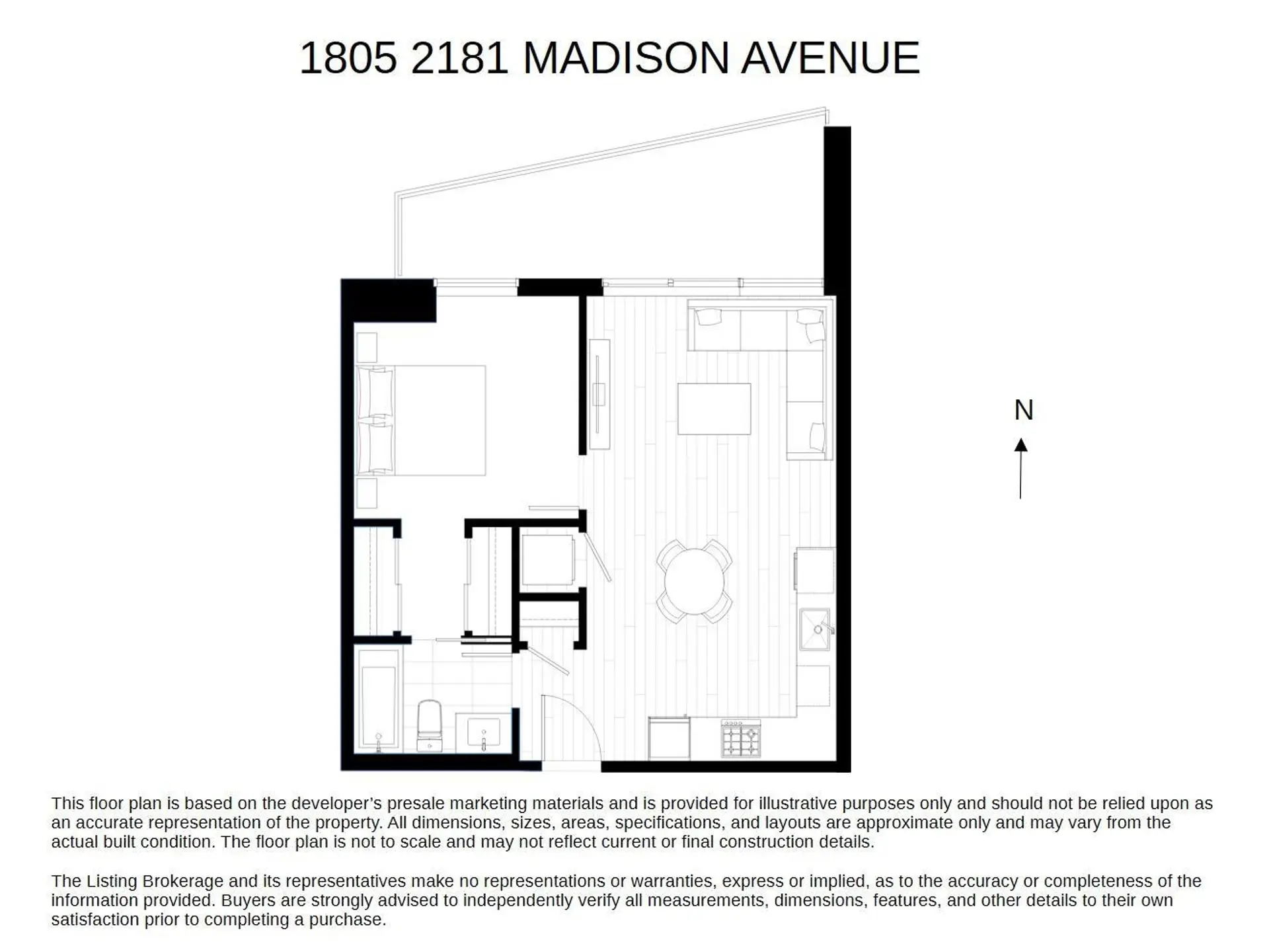 Property at #1805 2181 MADISON AVENUE, Burnaby, BC