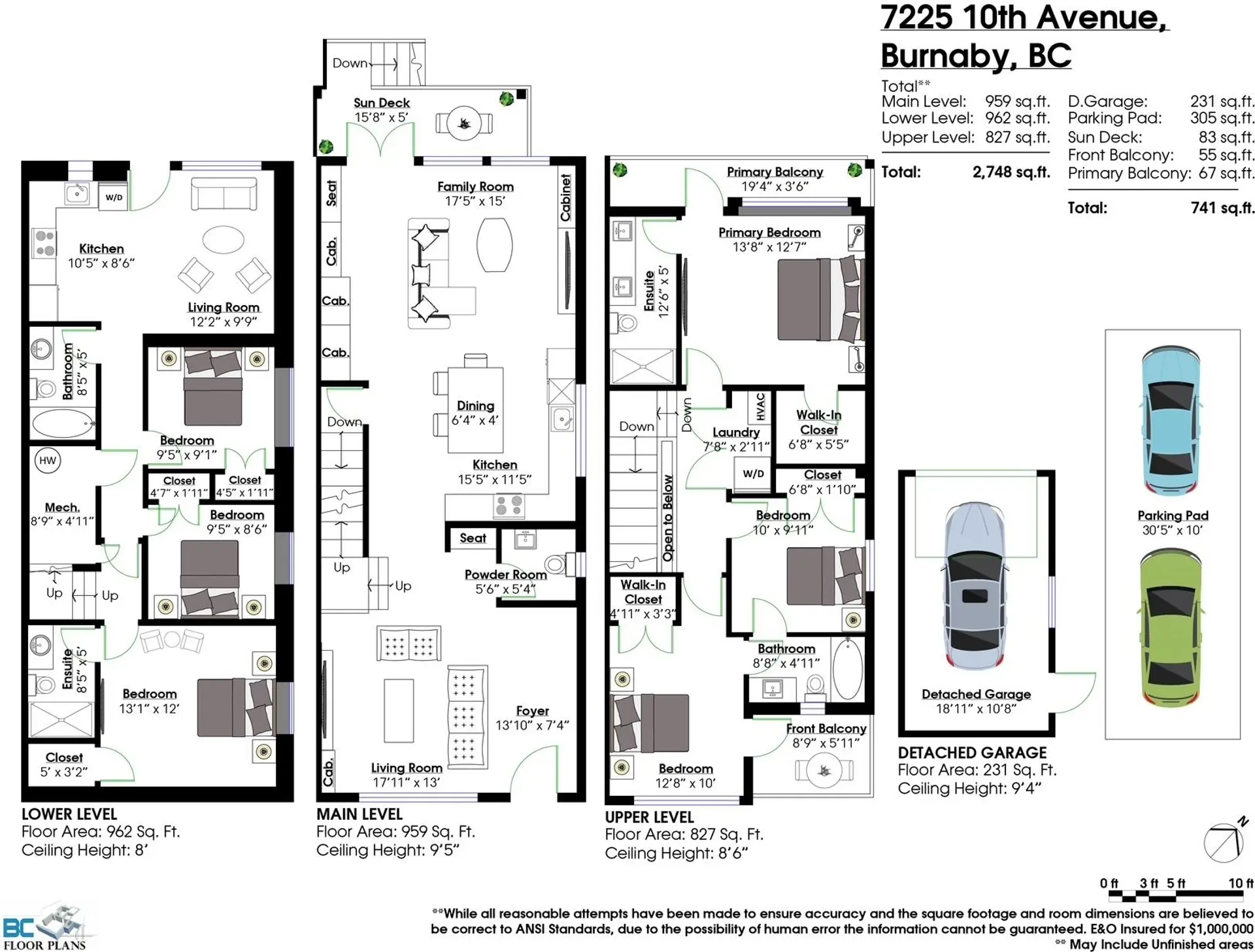 Property at 7225 10th Avenue, Burnaby, BC