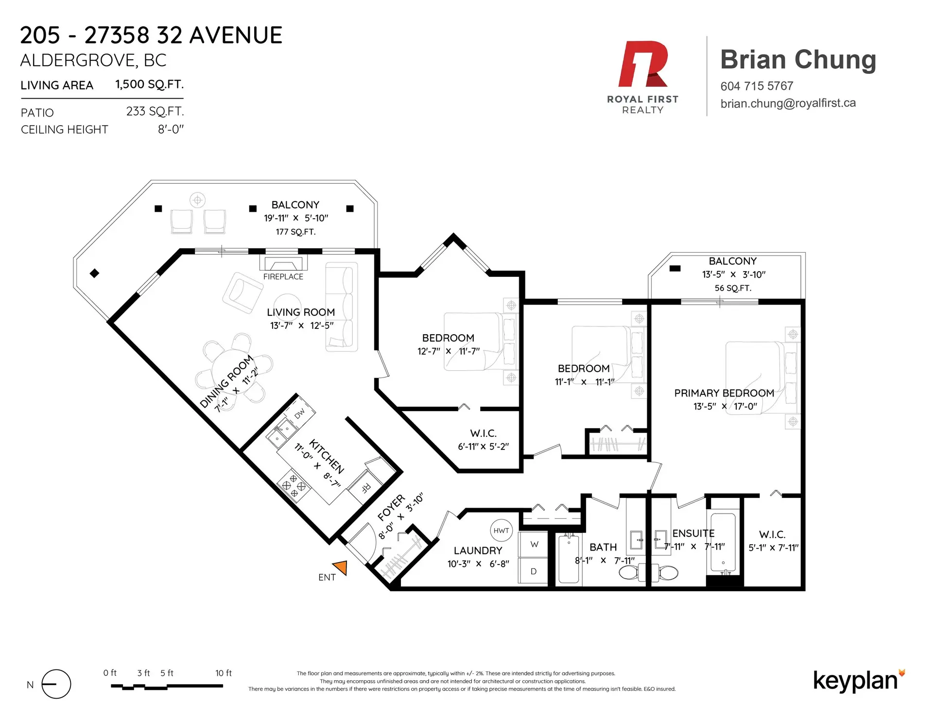Property at #205 27358 32 Avenue, Langley, BC