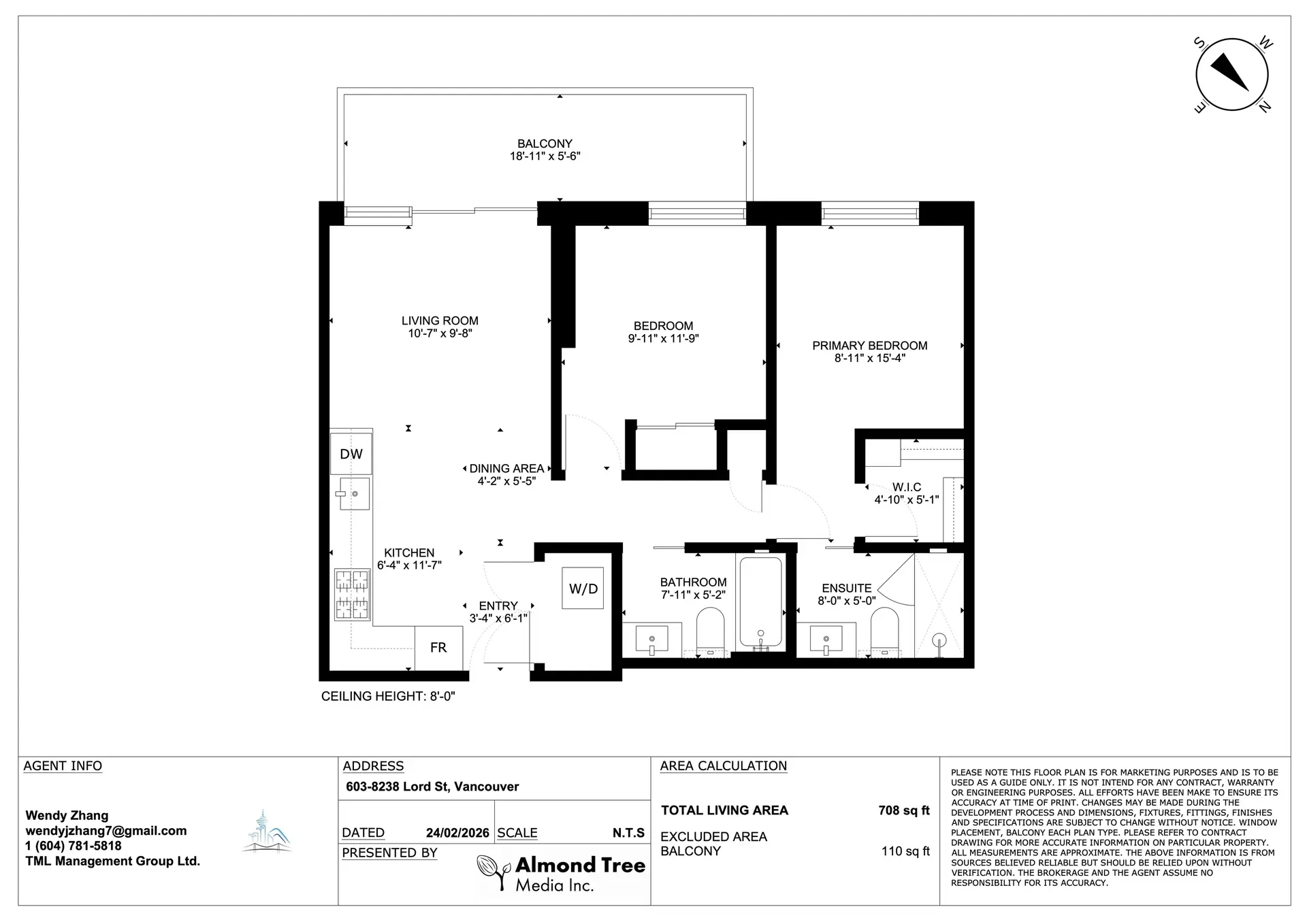 Property at #603 8238 LORD STREET, Vancouver, BC