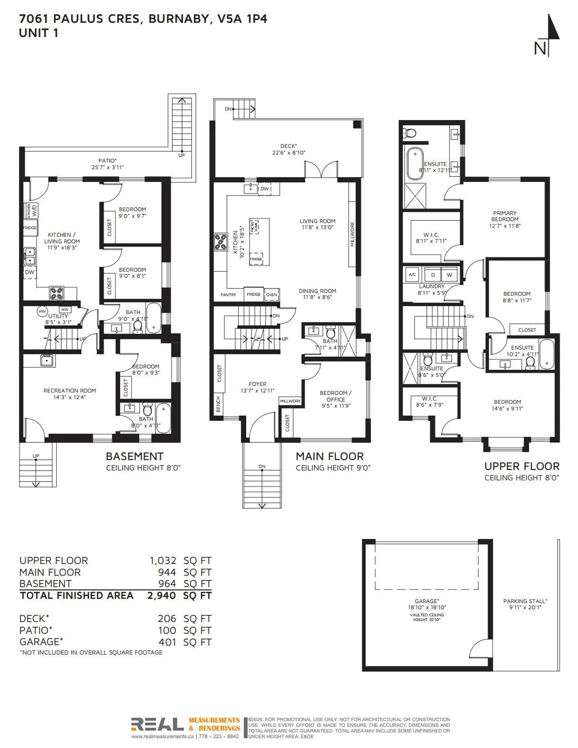 Property at #1 7061 PAULUS CRESCENT, Burnaby, BC