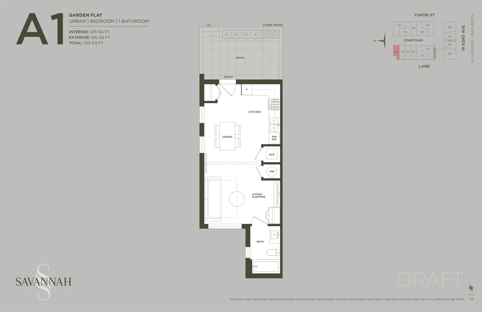 Property at #115 7789 YUKON STREET, Vancouver, BC