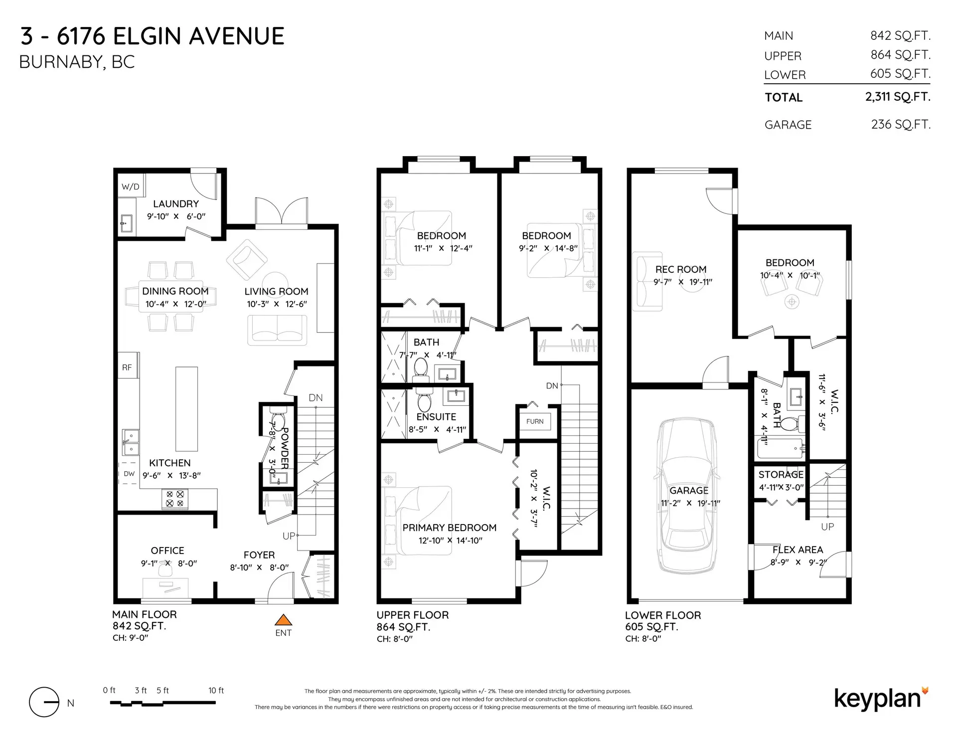 Property at #3 6176 Elgin Avenue, Burnaby, BC