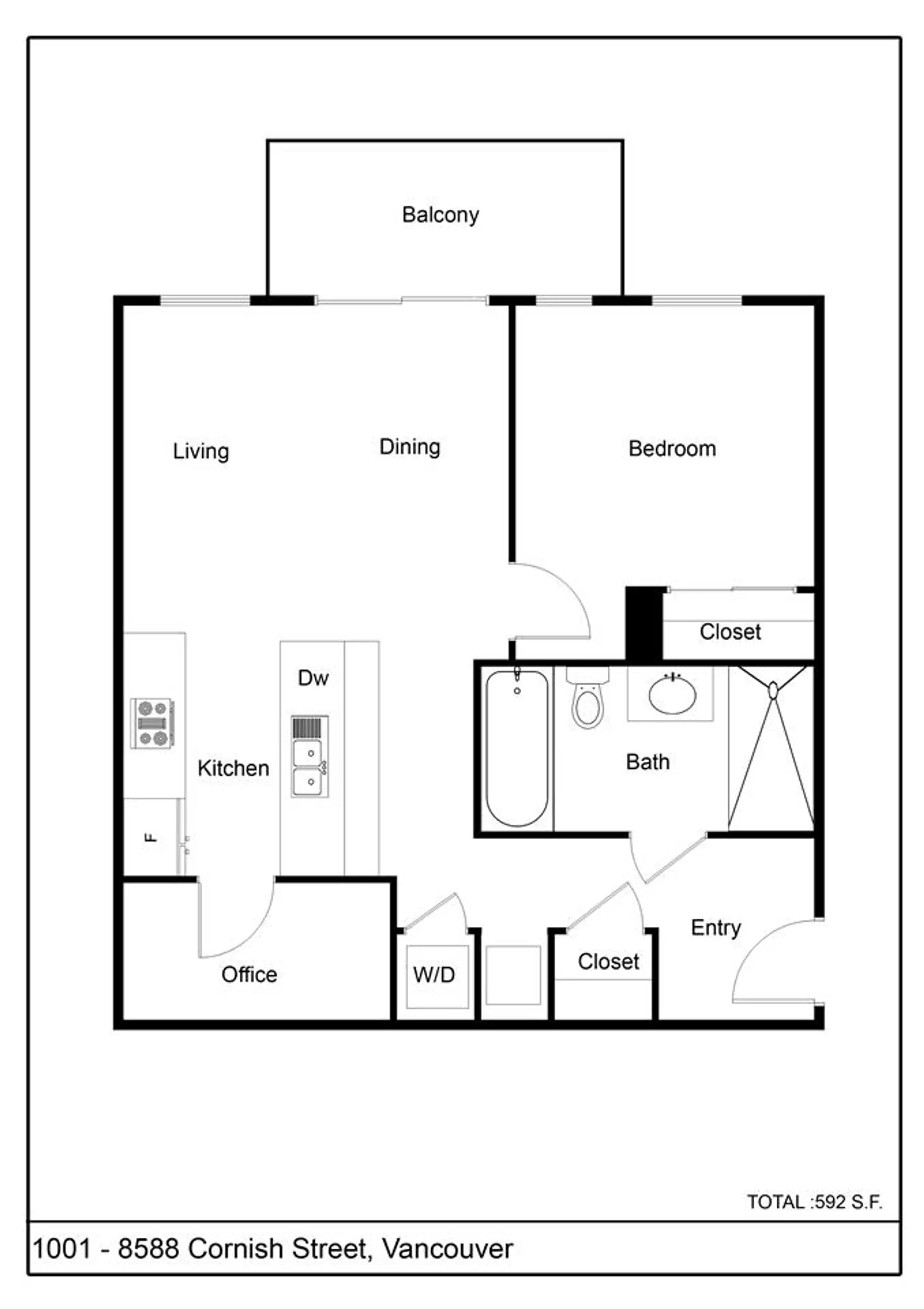 Property at #1001 8588 CORNISH STREET, Vancouver, BC