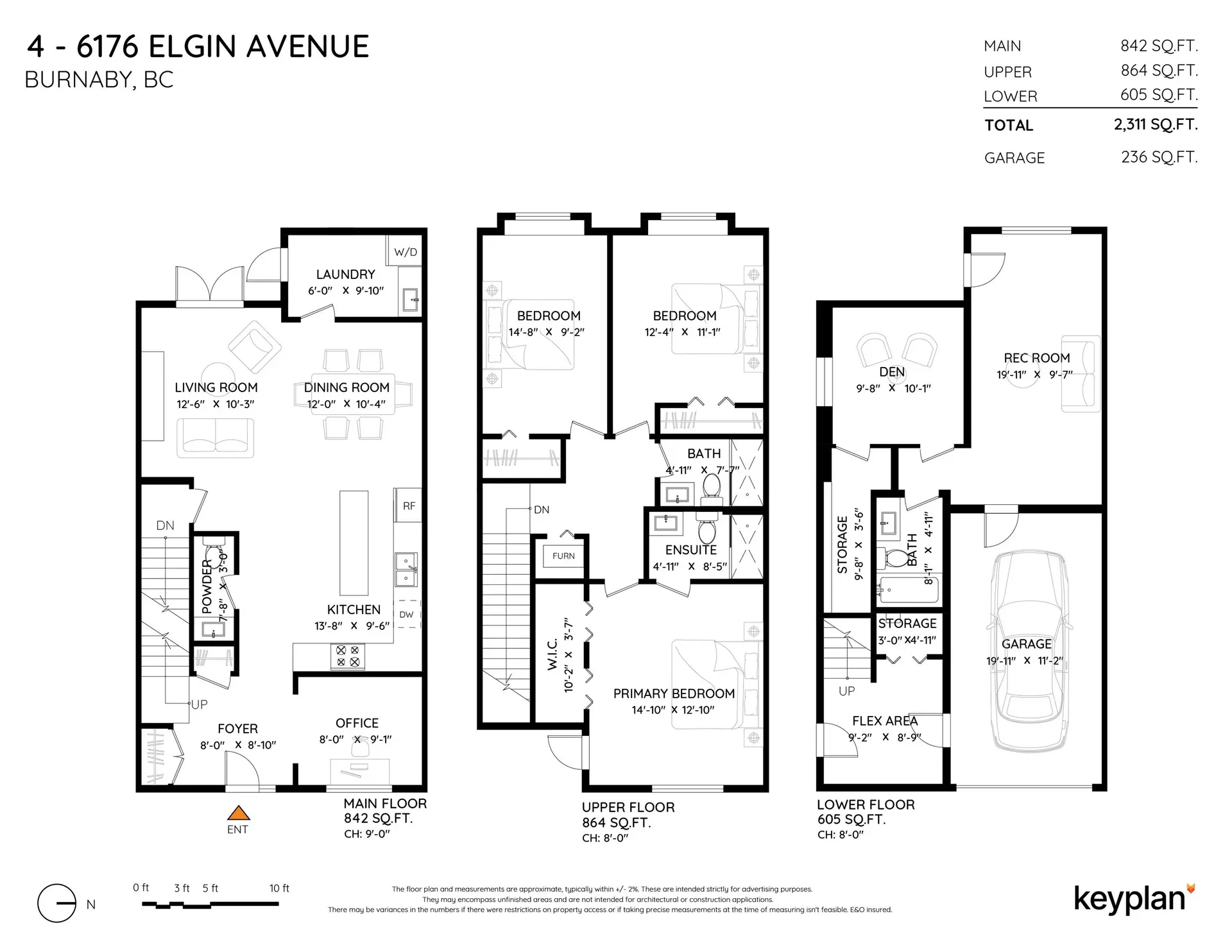 Property at #4 6176 ELGIN AVENUE, Burnaby, BC