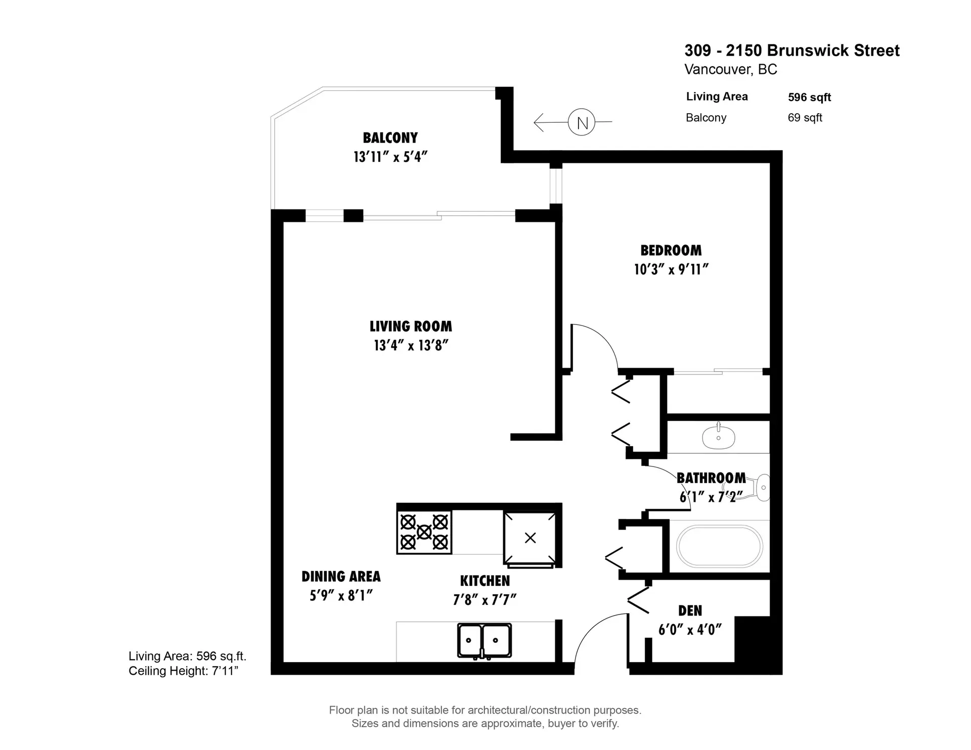 Property at #309 2150 BRUNSWICK STREET, Vancouver, BC