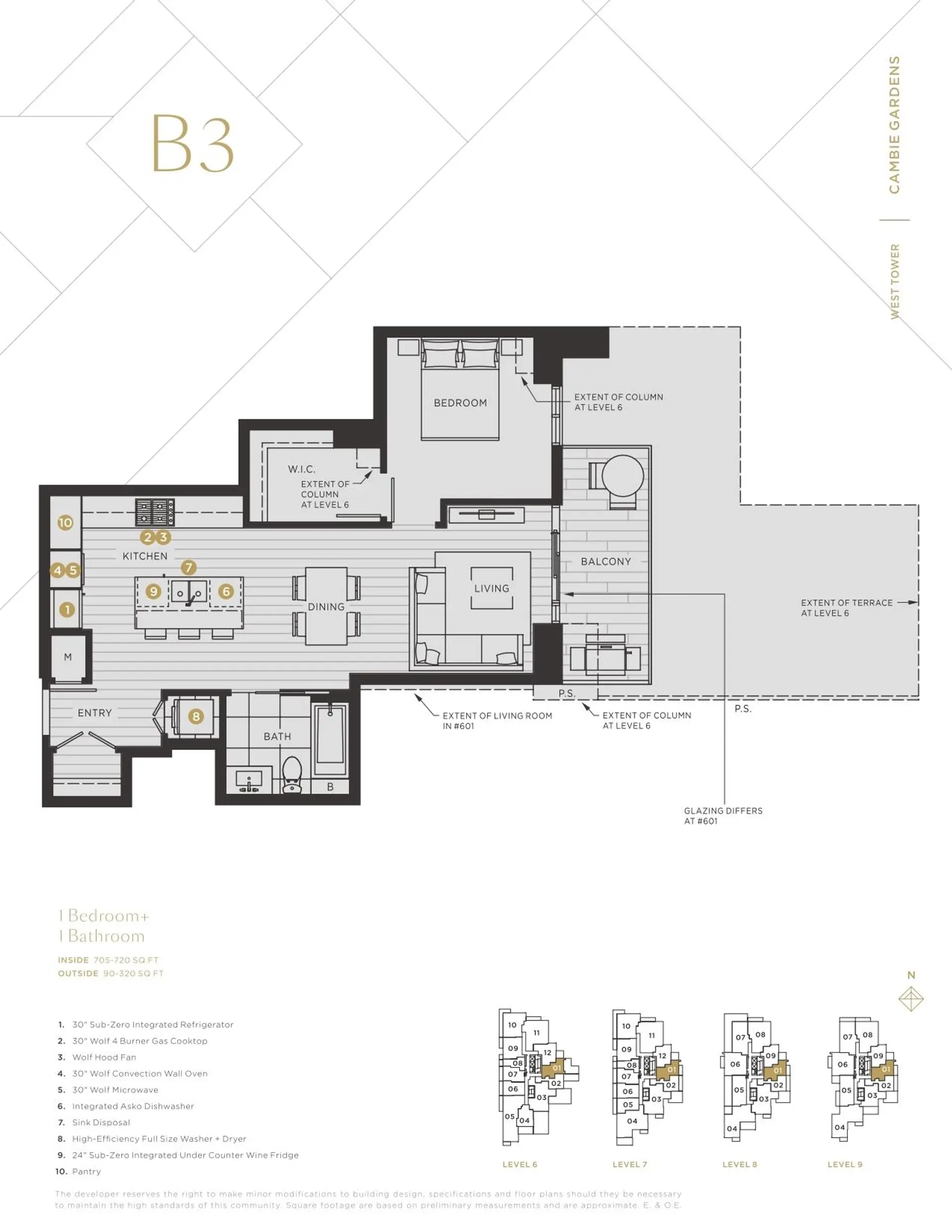 Property at #601 7418 PAULSON STREET, Vancouver, BC