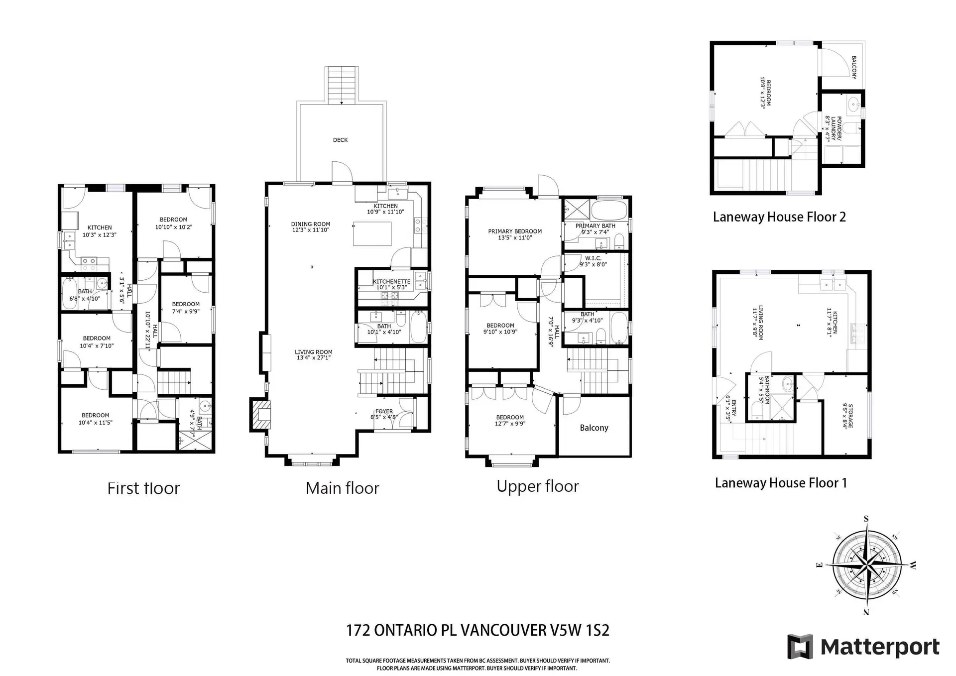 Property at 172 ONTARIO PLACE, Vancouver, BC