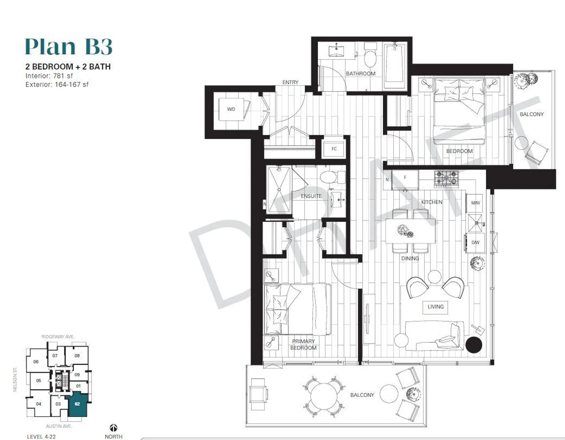 Property at #2002 505 NELSON STREET, Coquitlam, BC