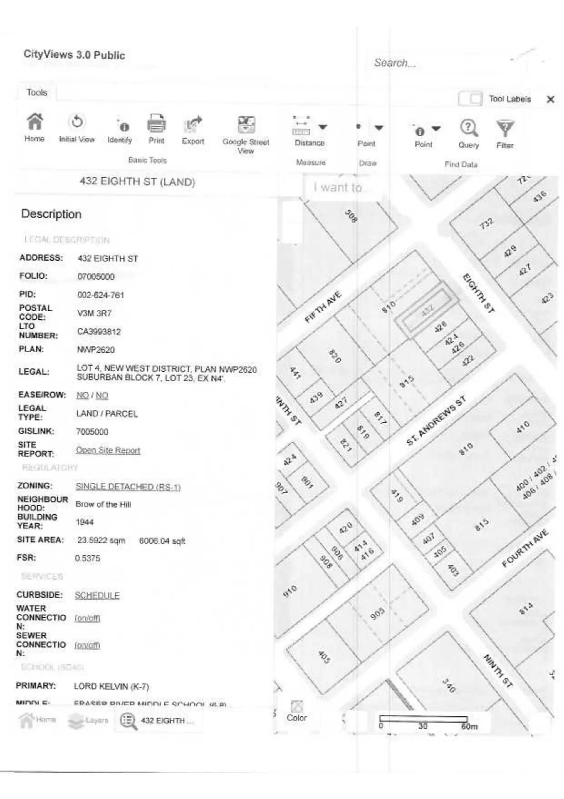 Property at 422 EIGHTH STREET, New Westminster, BC