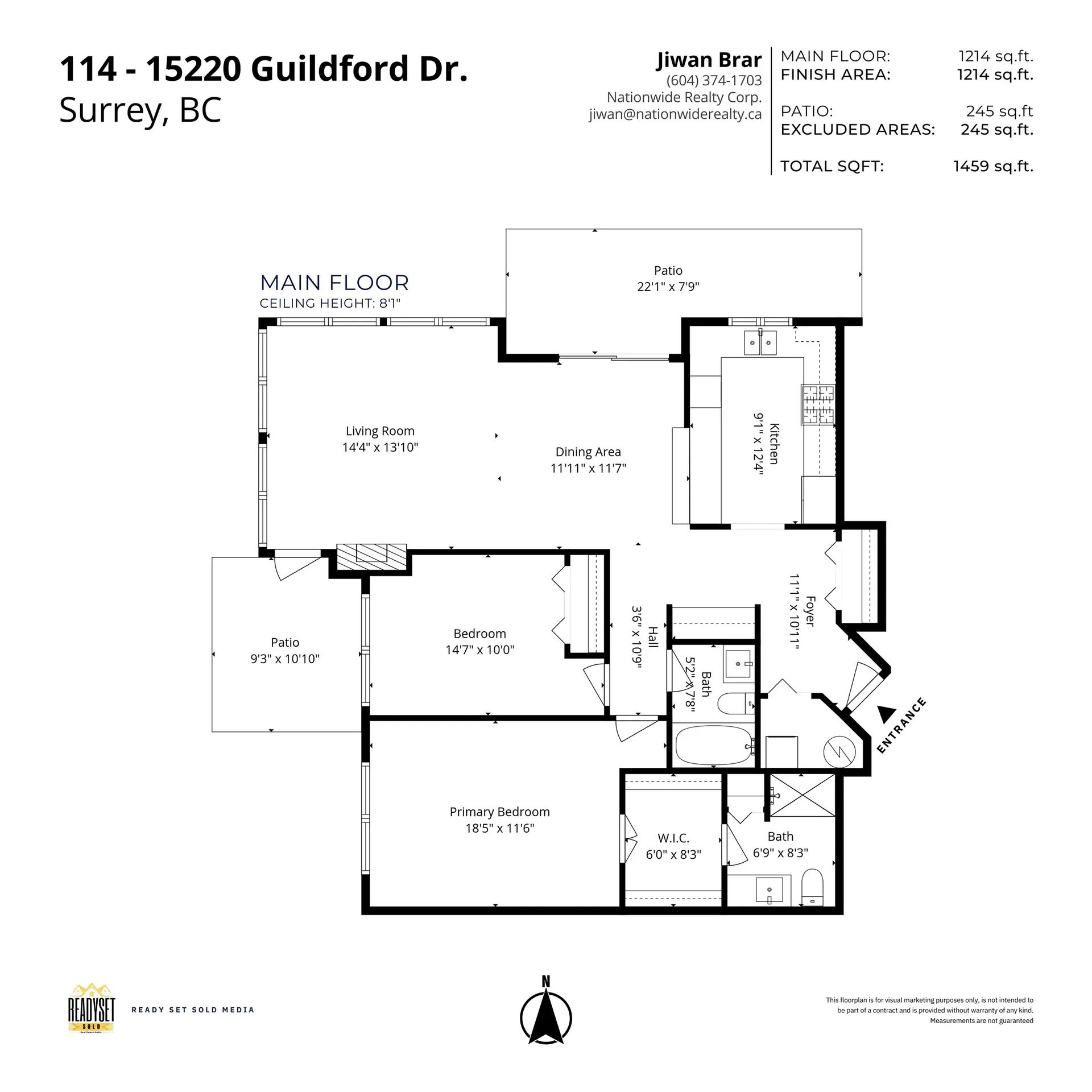 Property at #114 15220 GUILDFORD DRIVE, Surrey, BC